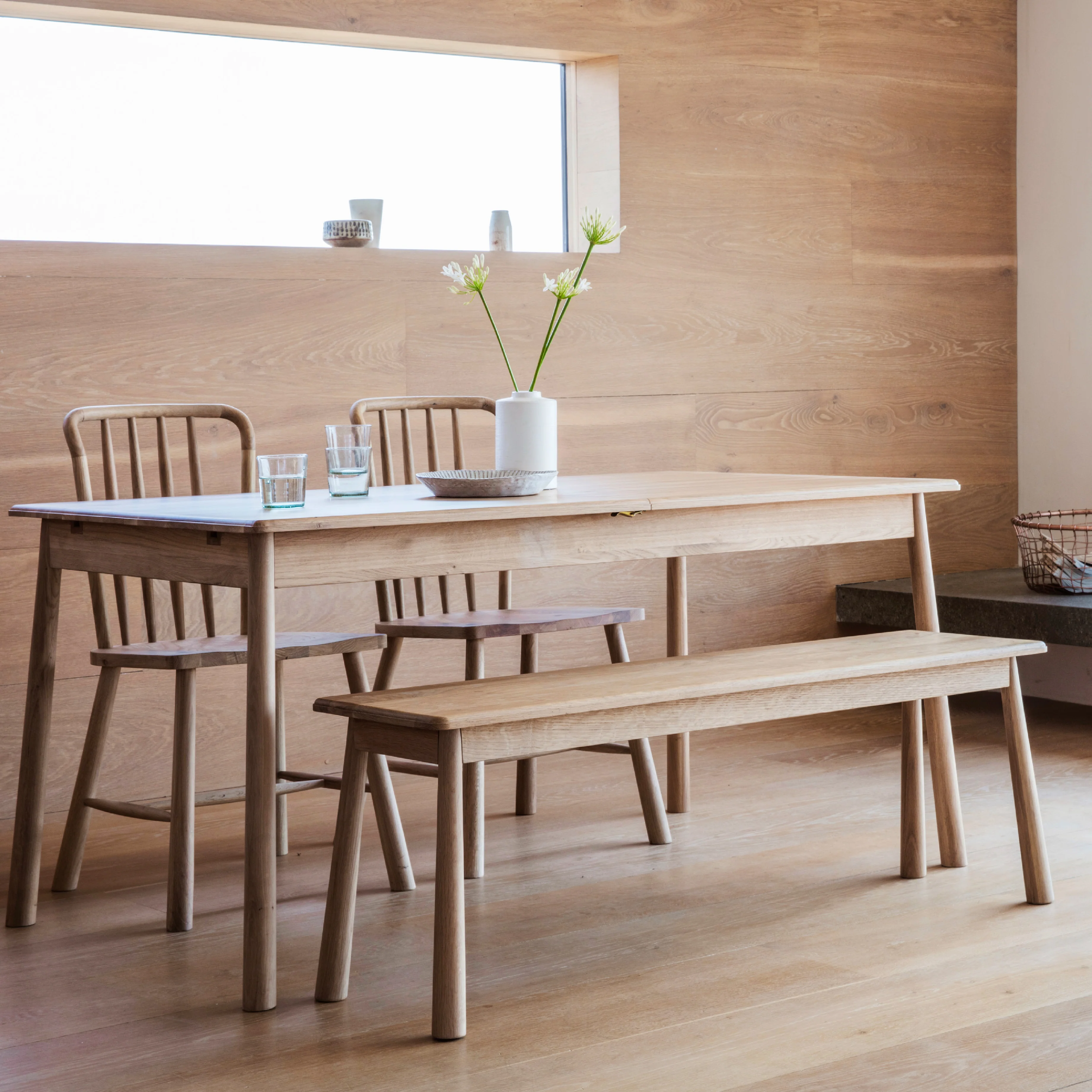 Wycombe Nordic Extending Dining Table | Natural - Image 2