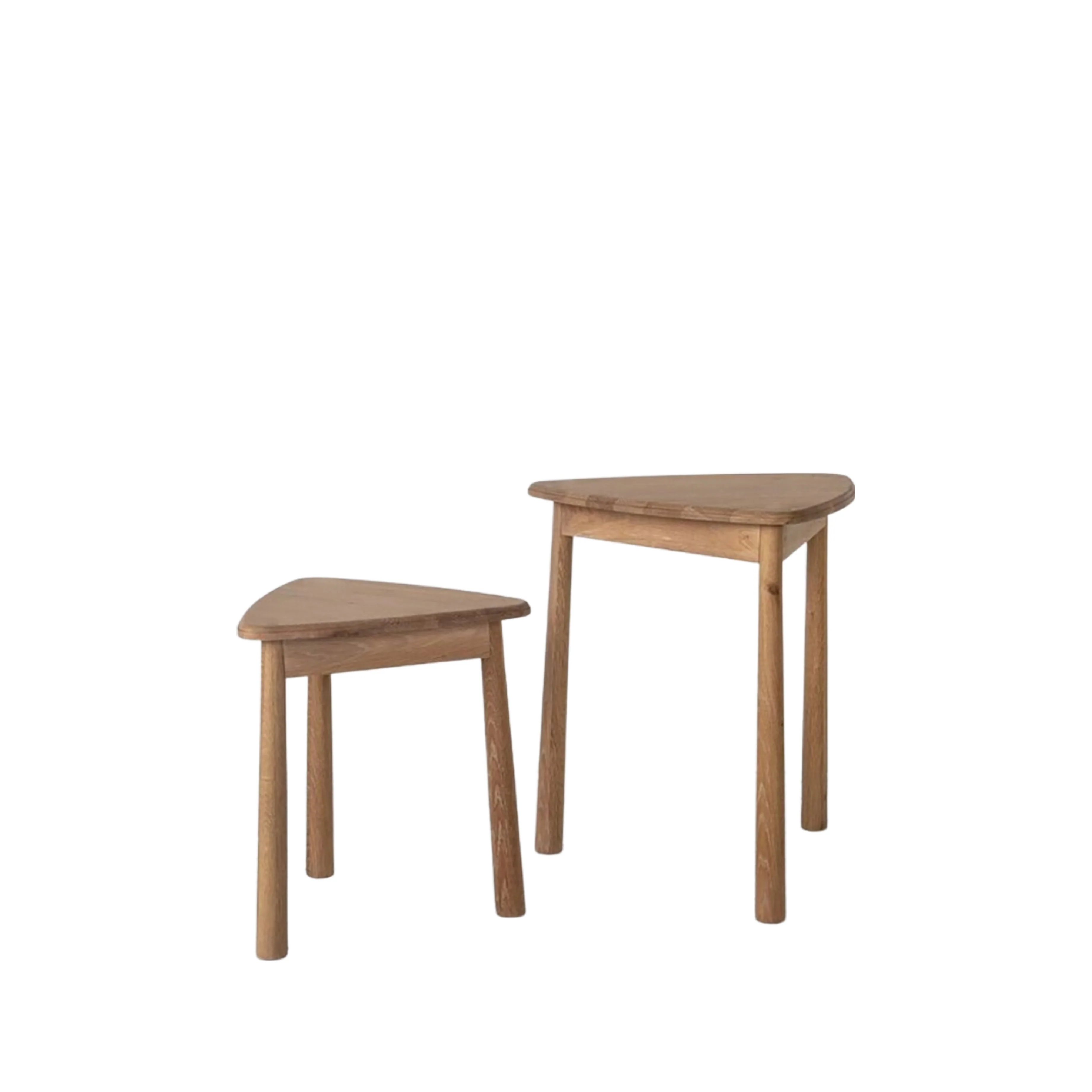 Wycombe Nordic Nesting Side Tables | Natural | Set of 2 - Image 4