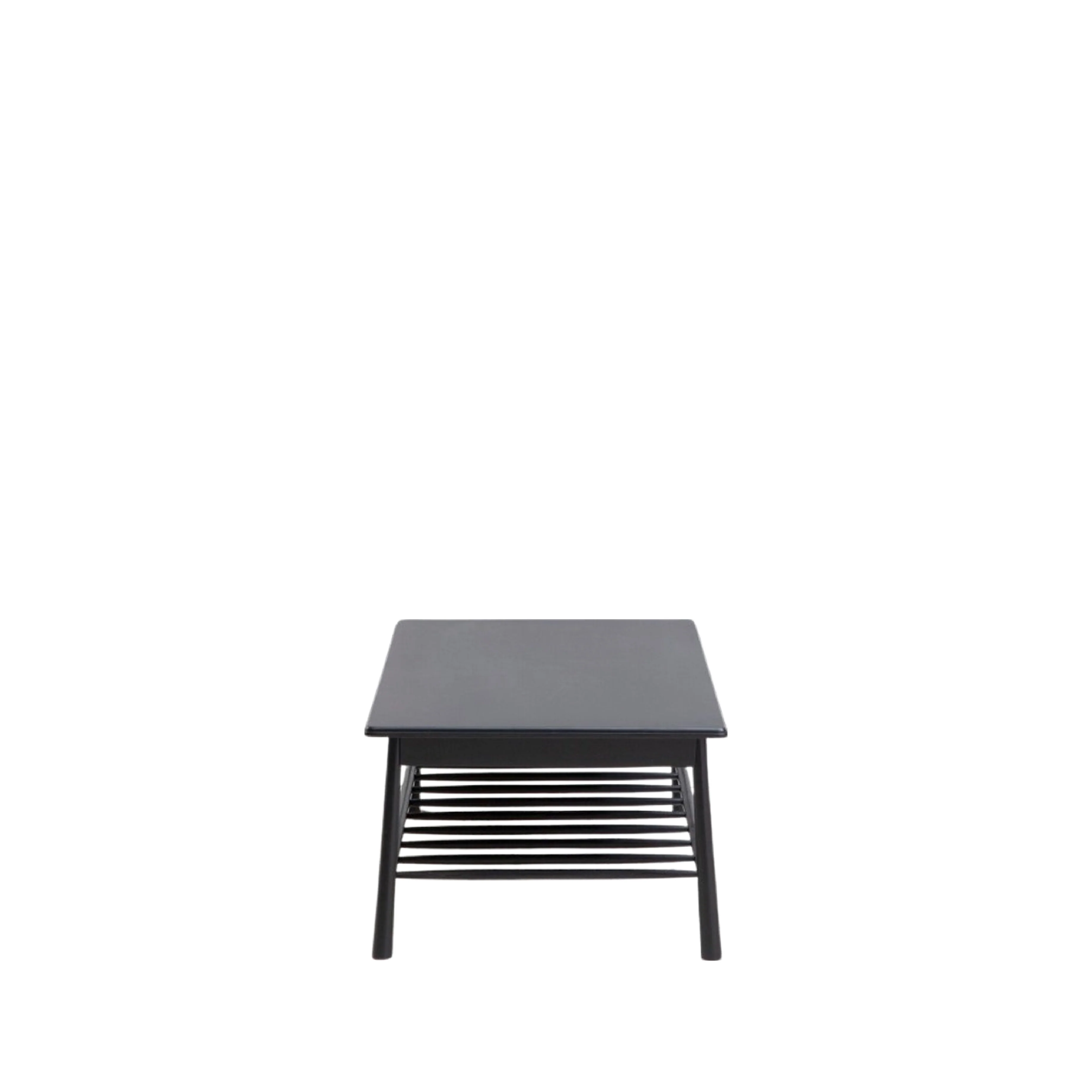 Wycombe Nordic Rectangular Coffee Table | Black - Image 4