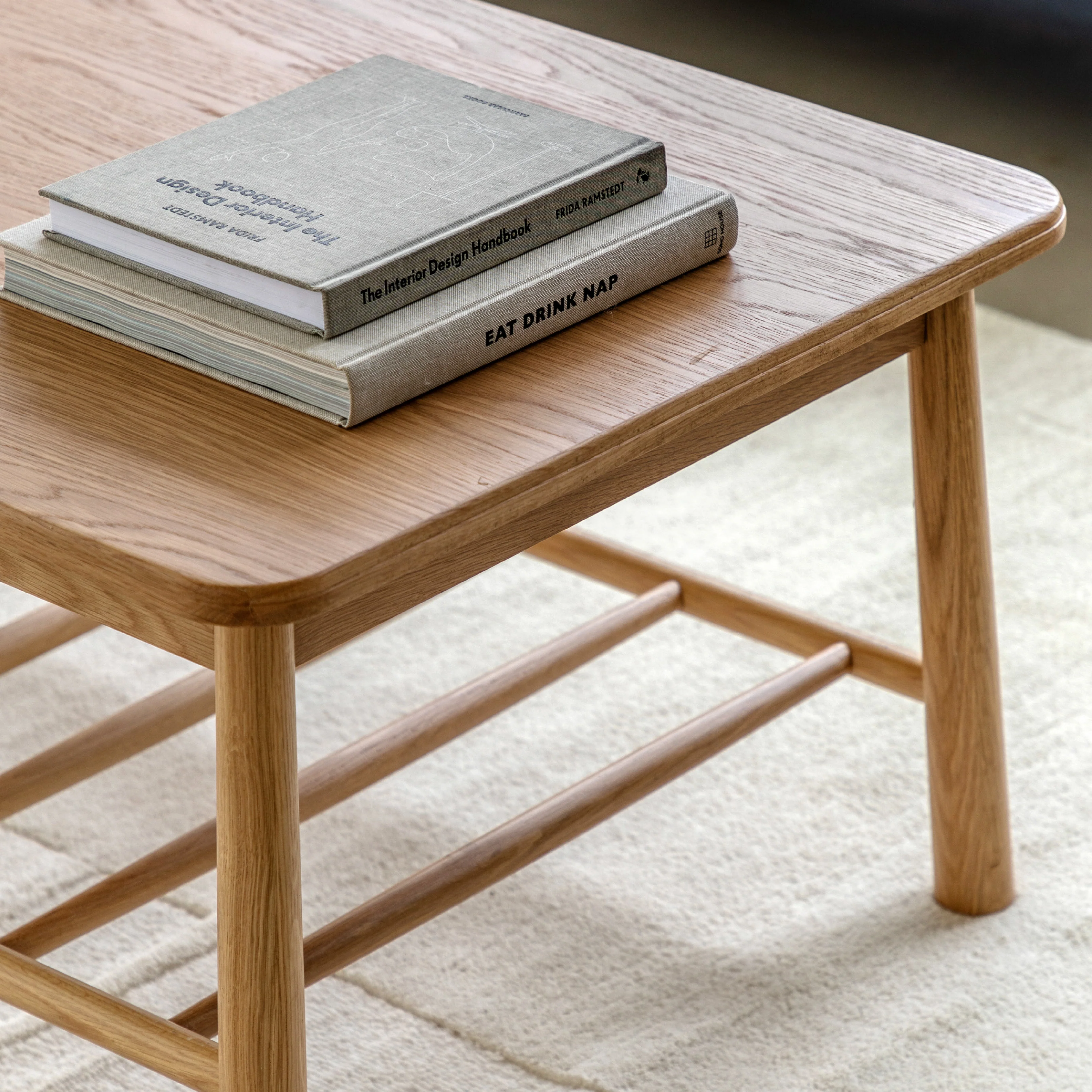 Wycombe Nordic Rectangular Coffee Table | Natural - Image 2