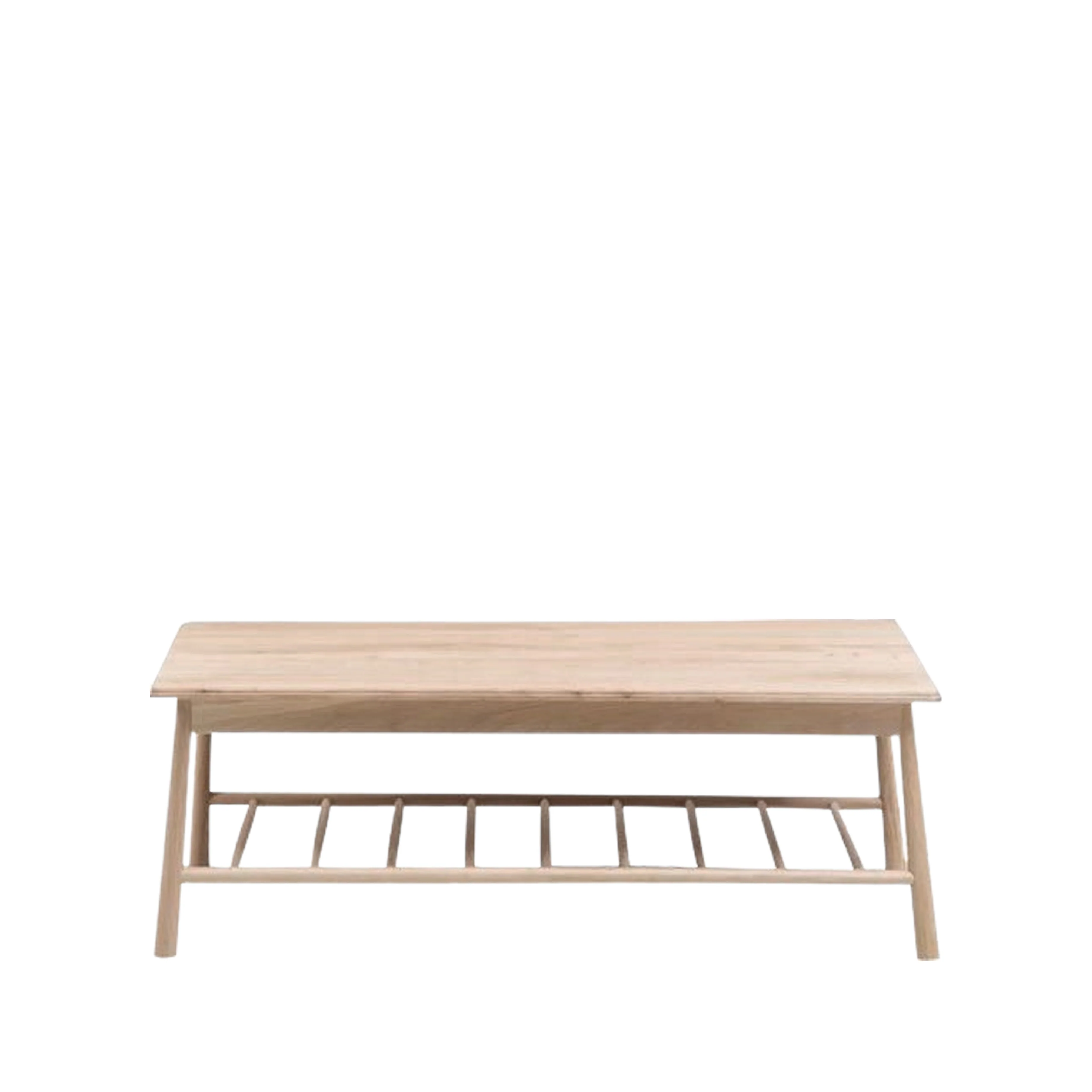 Wycombe Nordic Rectangular Coffee Table | Natural - Image 3