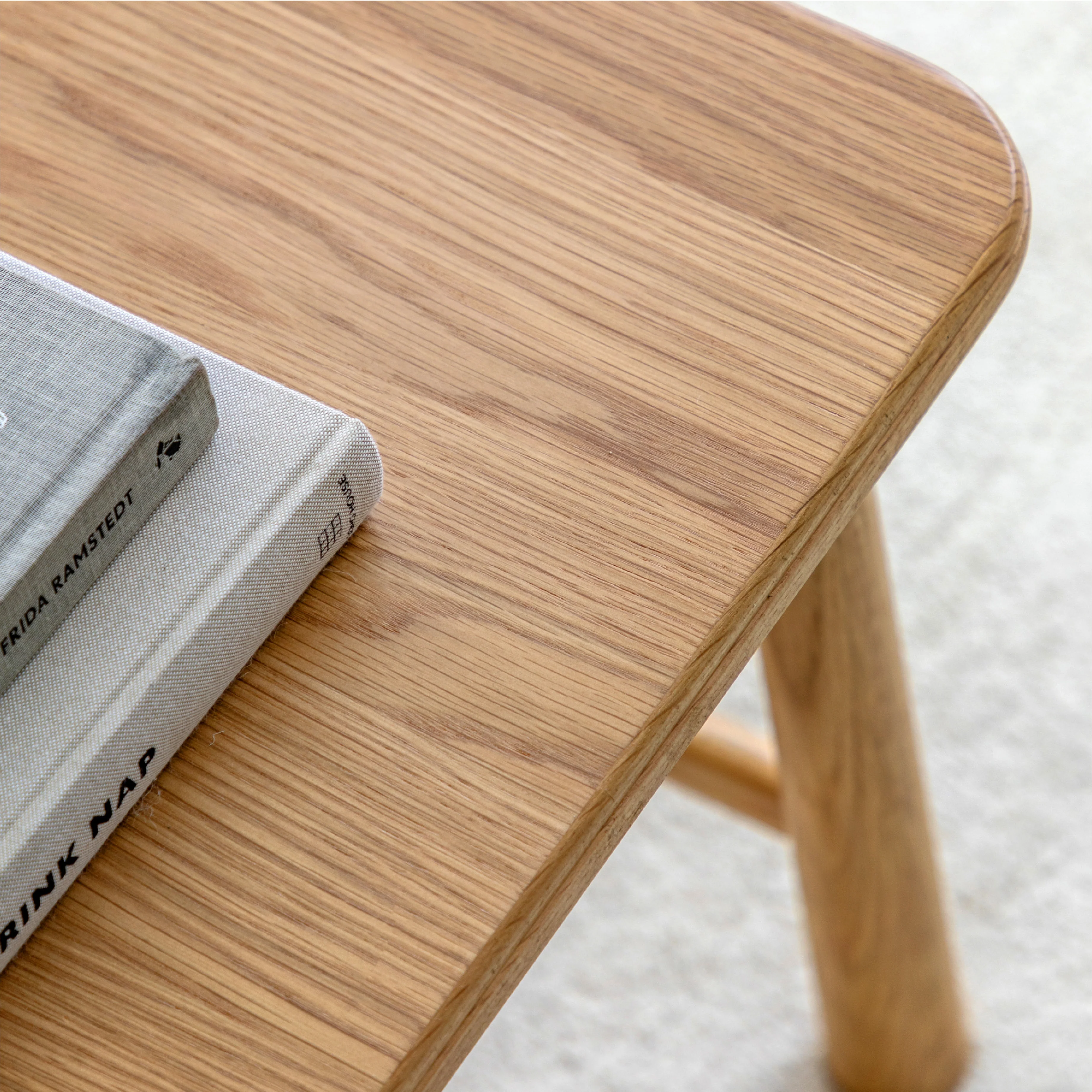 Wycombe Nordic Rectangular Coffee Table | Natural - Image 4