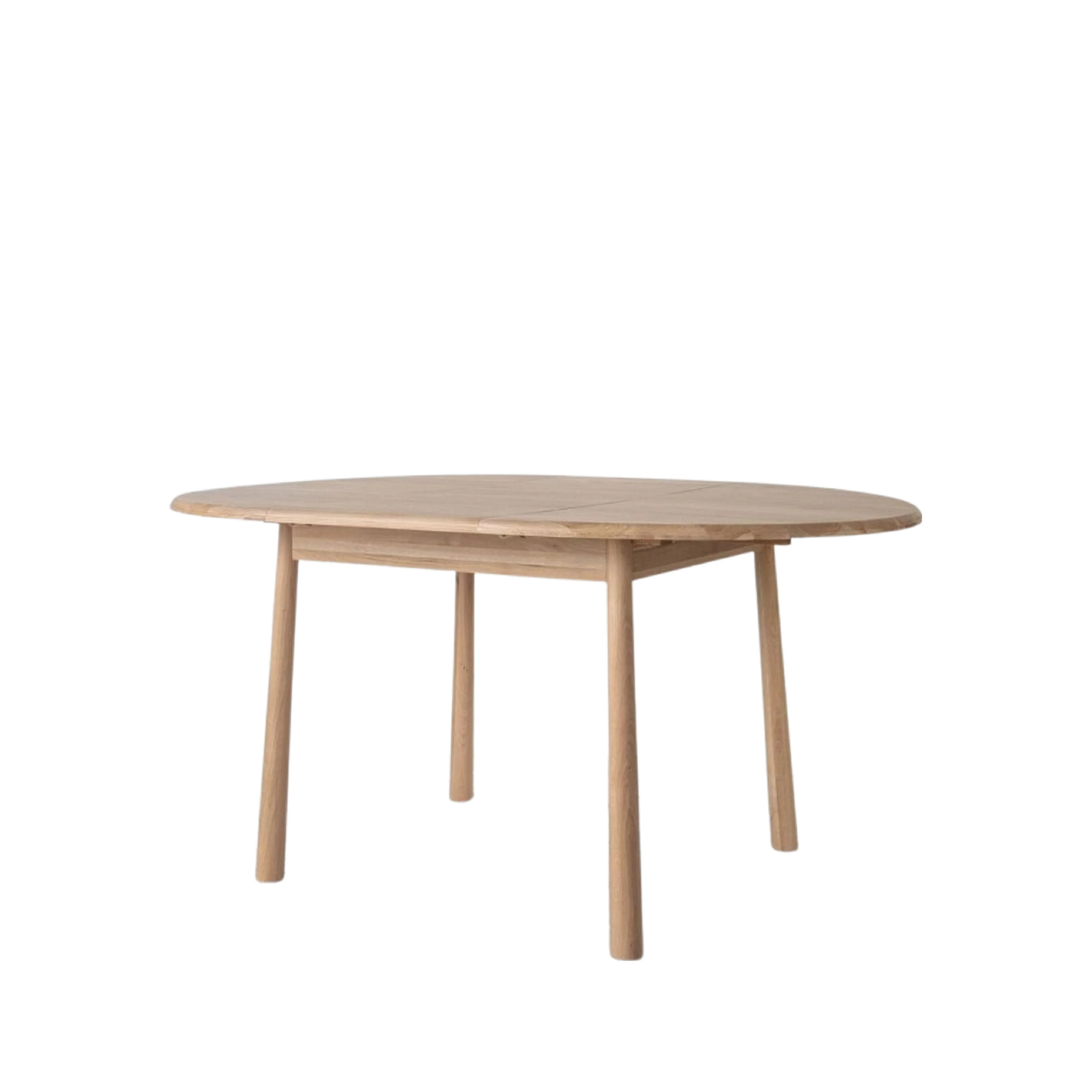 Wycombe Nordic Round Extending Dining Table | Natural - Image 4