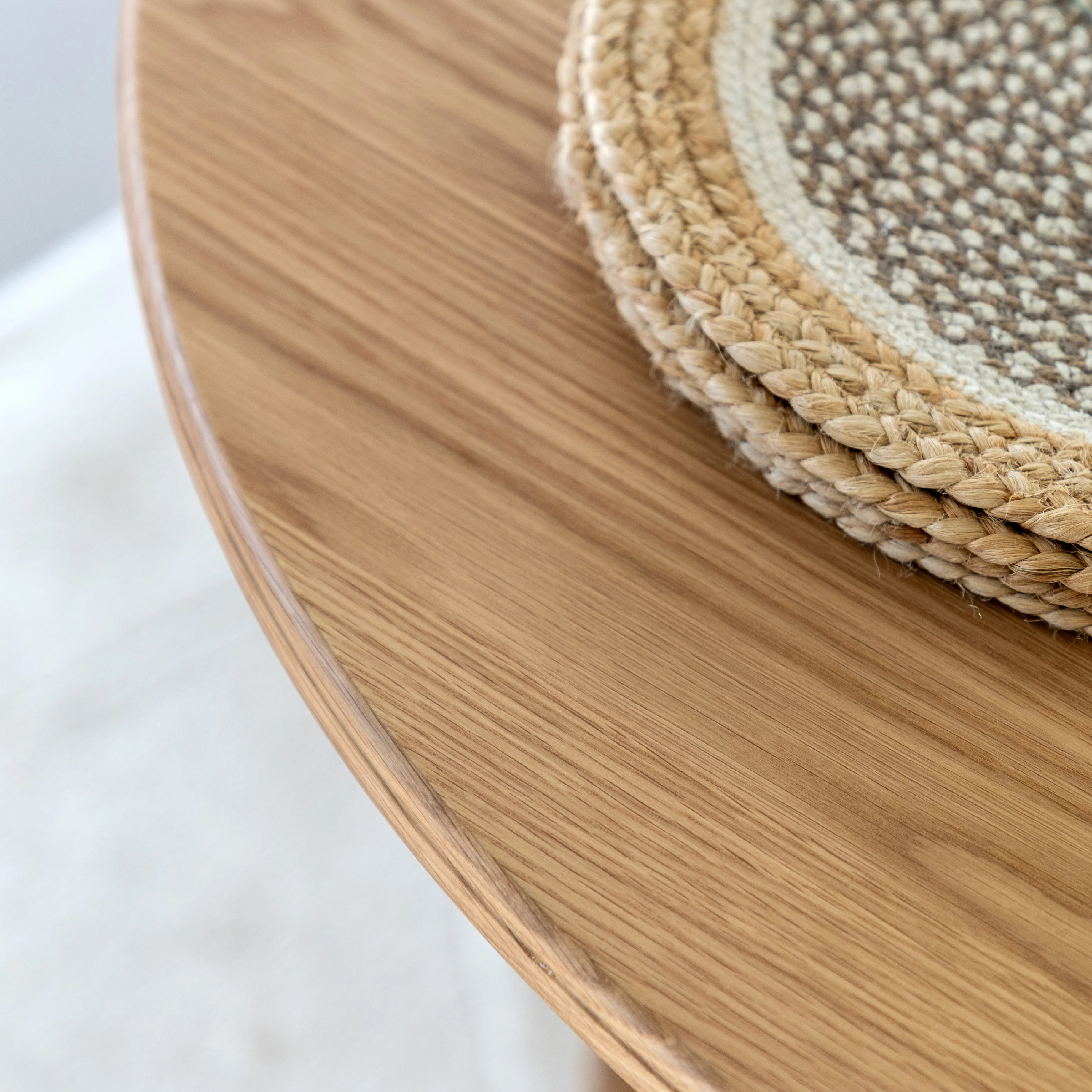 Wycombe Nordic Round Extending Dining Table | Natural - Image 5
