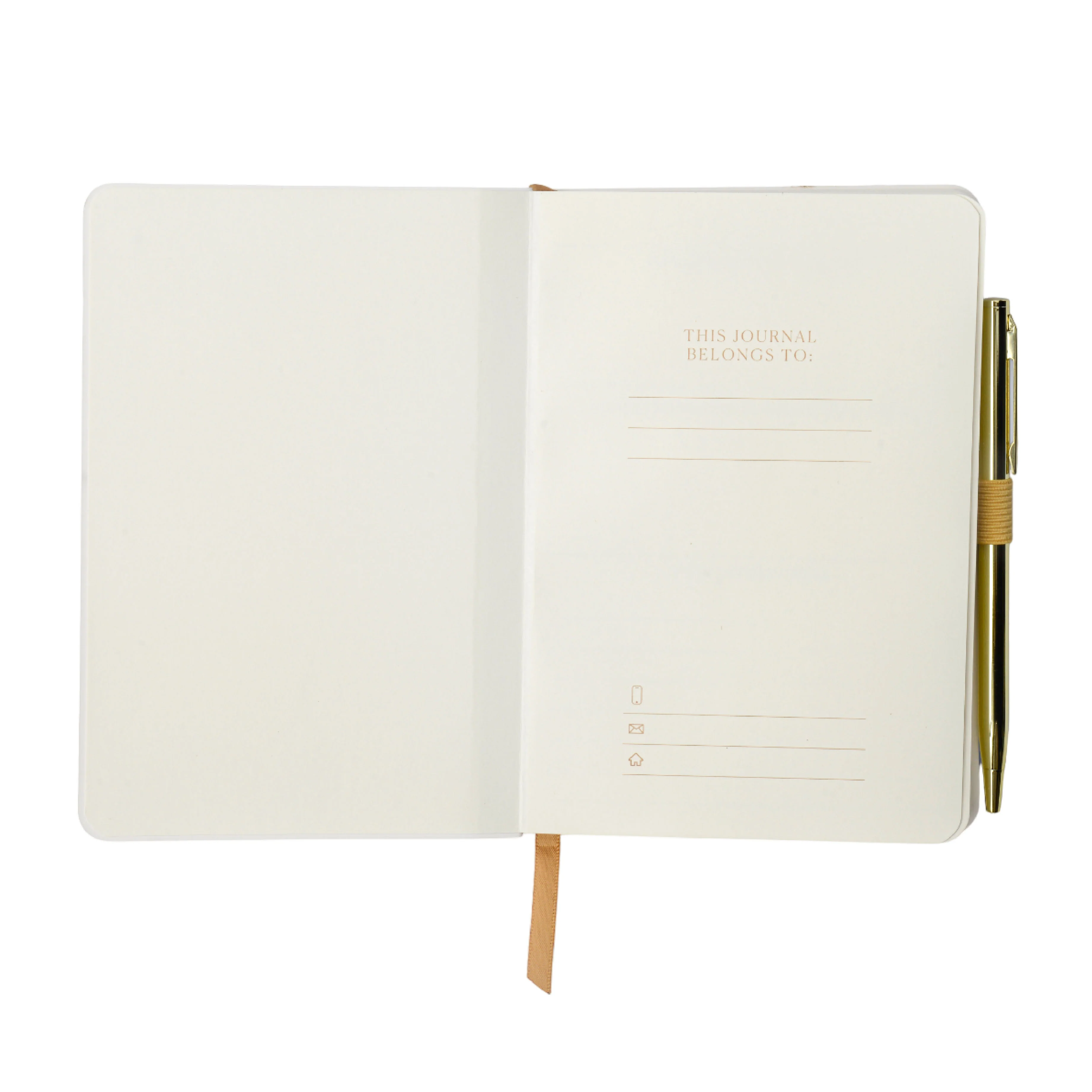 'Attitude of Gratitude' Guided Journal with Pen | Pastel Pink - Image 3