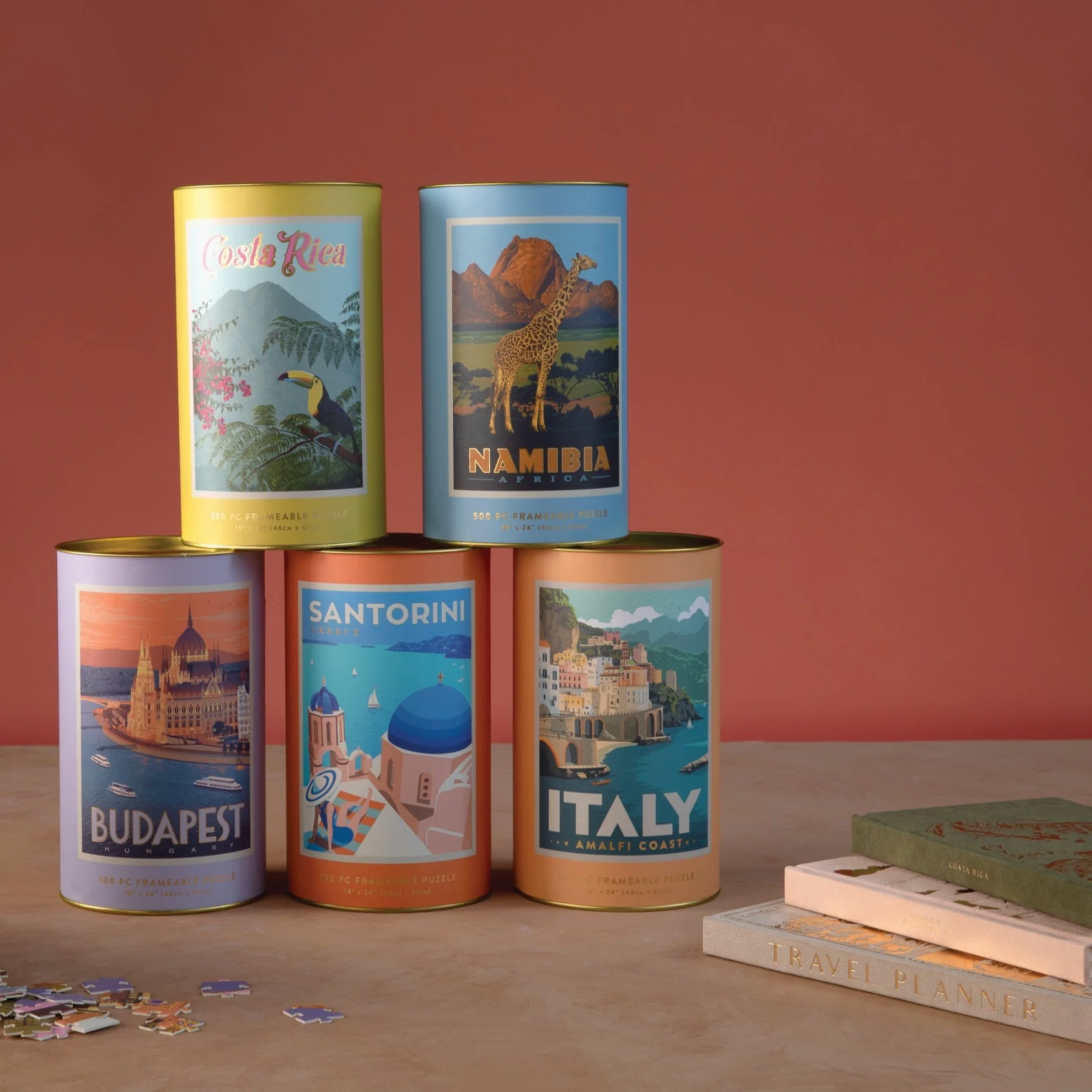 Travel Jigsaw Puzzle | Santorini | 500 Piece - Image 2
