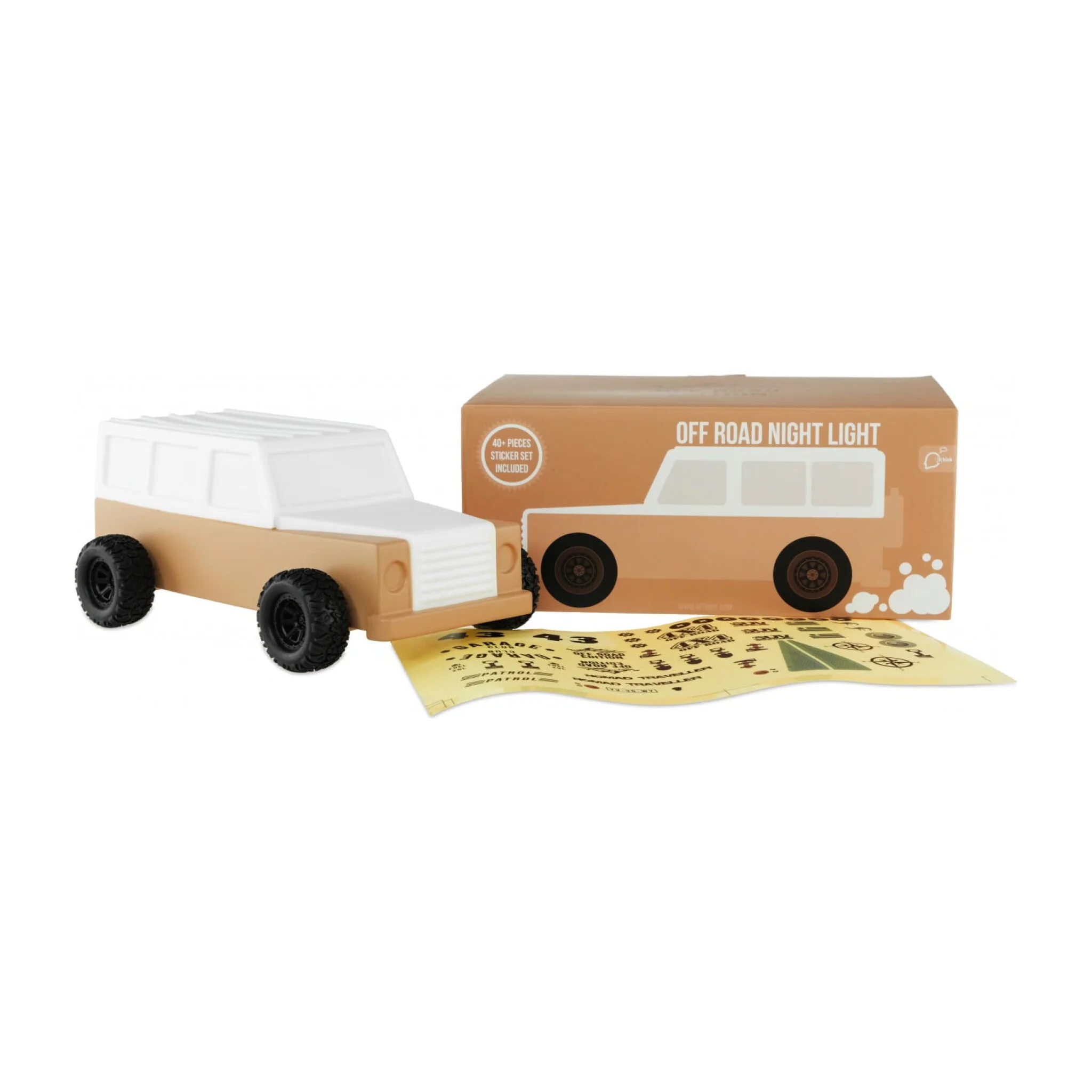 Colour Changing Night Light | Off Road Toy Car with 40 Stickers | Medium - Image 4