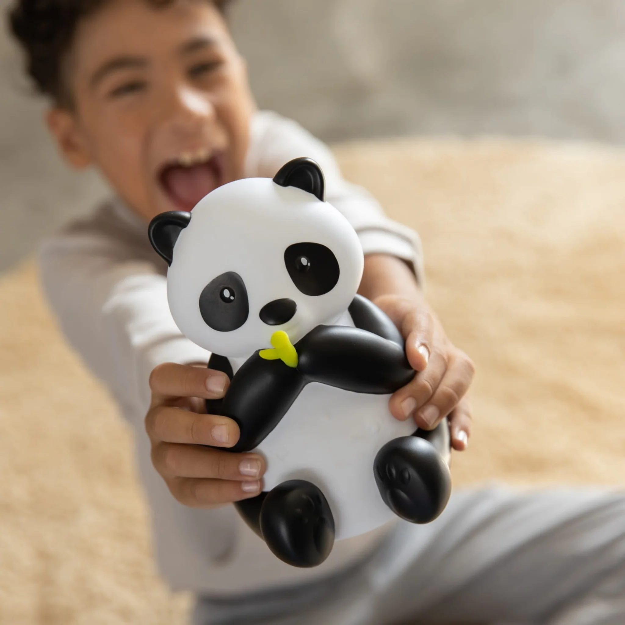 Colour Changing Night Light | Panda with Bamboo Shoot | Medium - Image 2