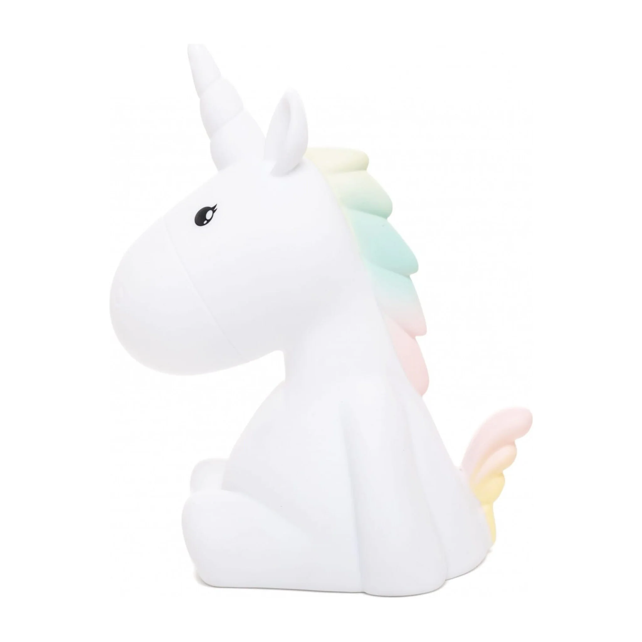 Colour Changing Night Light | White Unicorn with USB Cable | Medium - Image 3