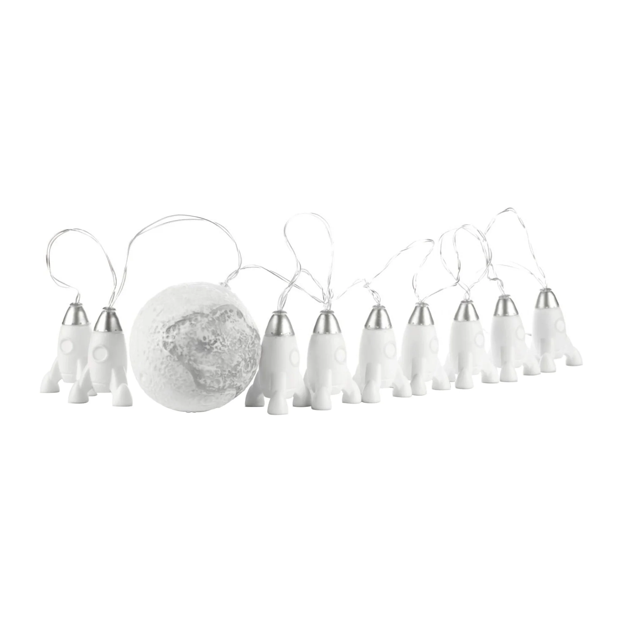 LED String Lights | Rockets & Moon | 10 Lights - Image 3