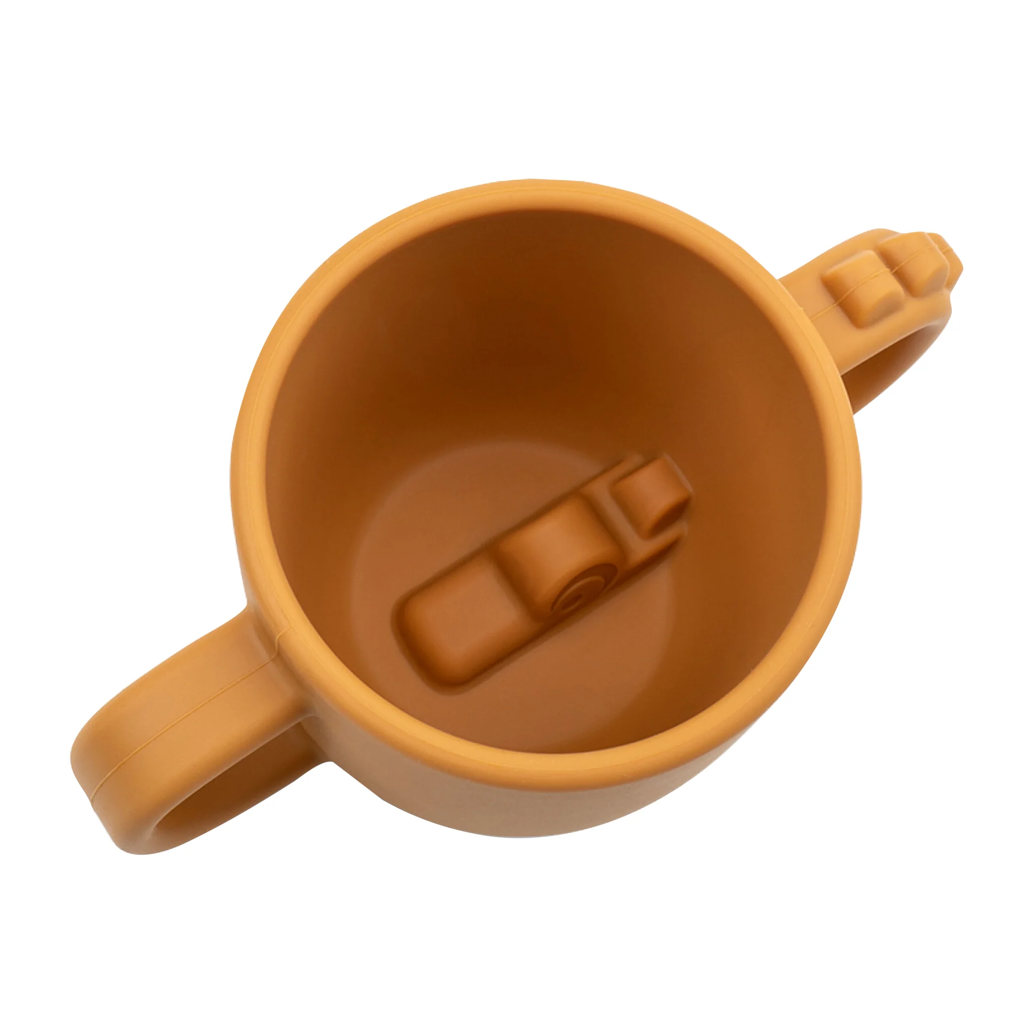 2 Handle Peekaboo Cup | Croco | Mustard - Image 3