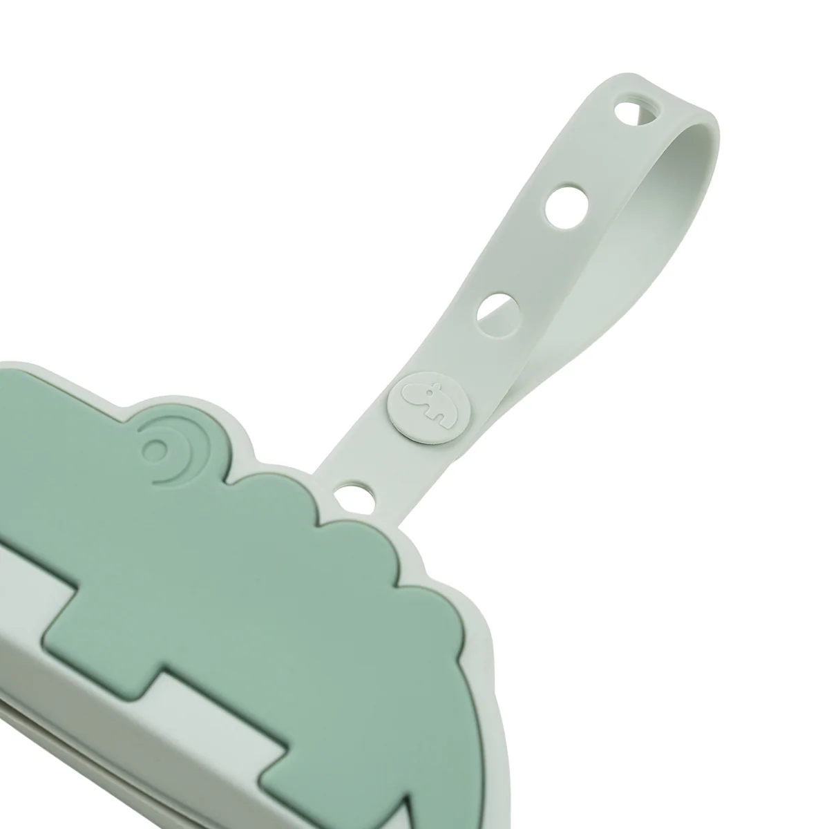 Croco Pacifier Pouch | Silicone | Green - Image 3