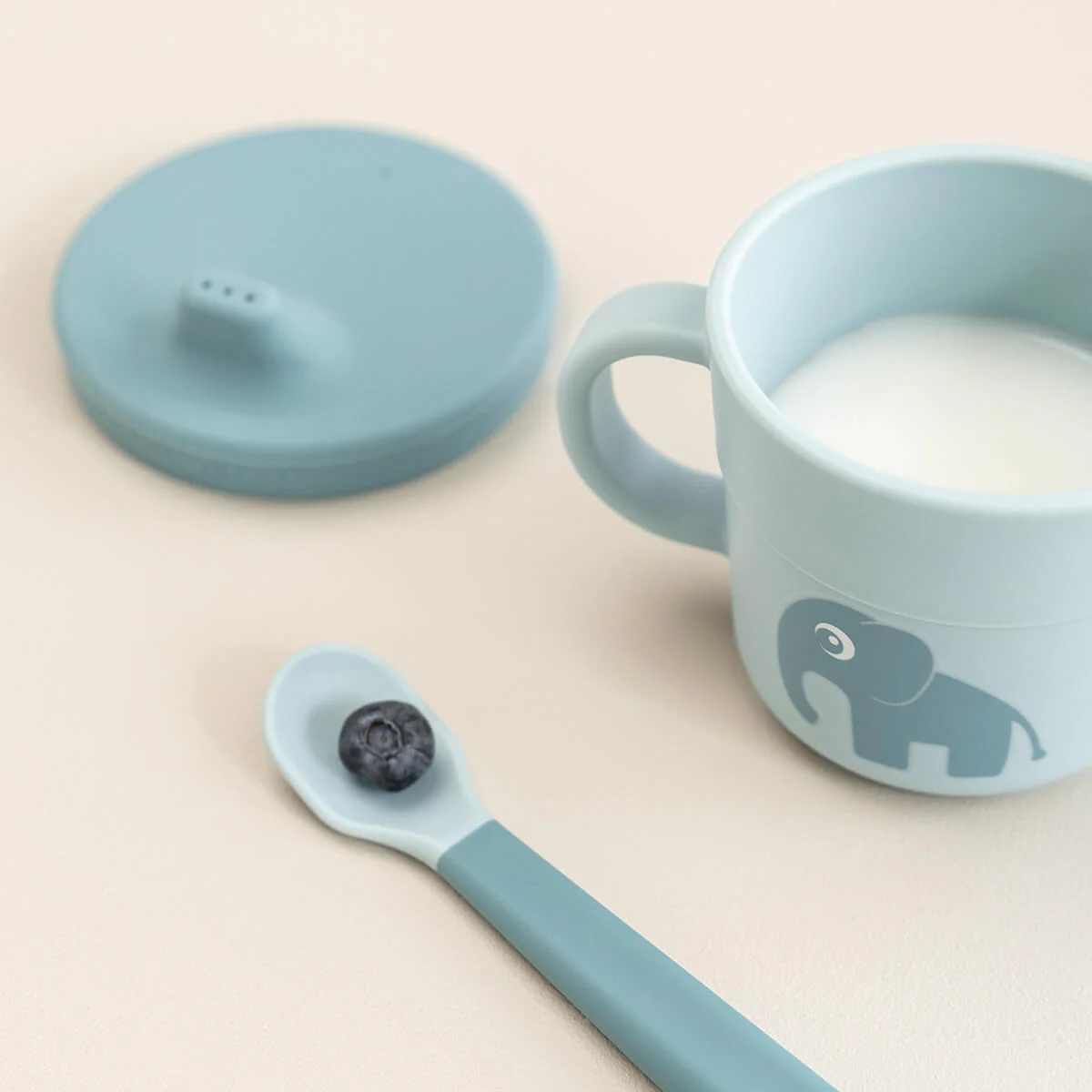 Foodie Spout/Snack Cup | Elphee | Blue - Image 4