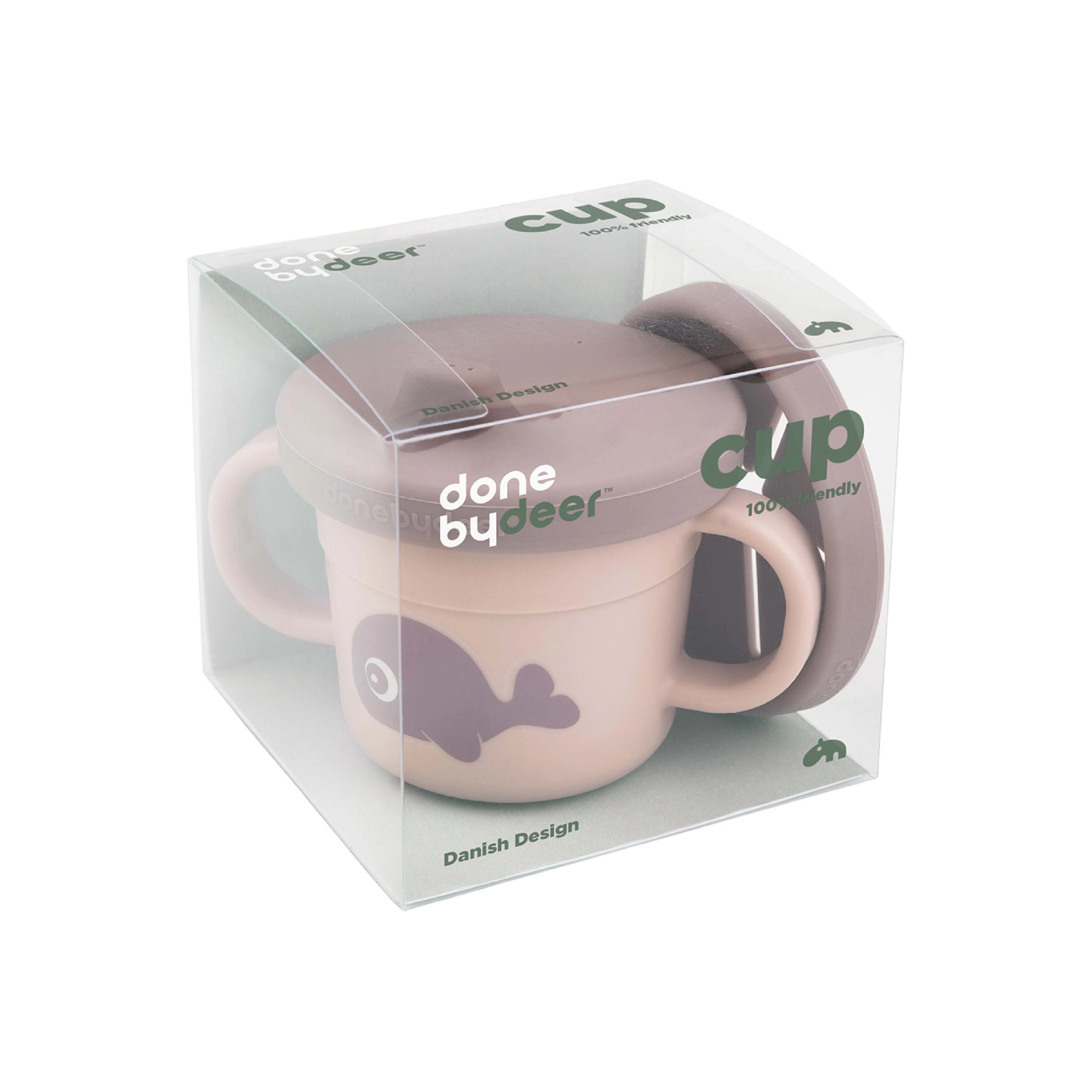 Foodie Spout/Snack Cup | Wally | Powder Pink - Image 5