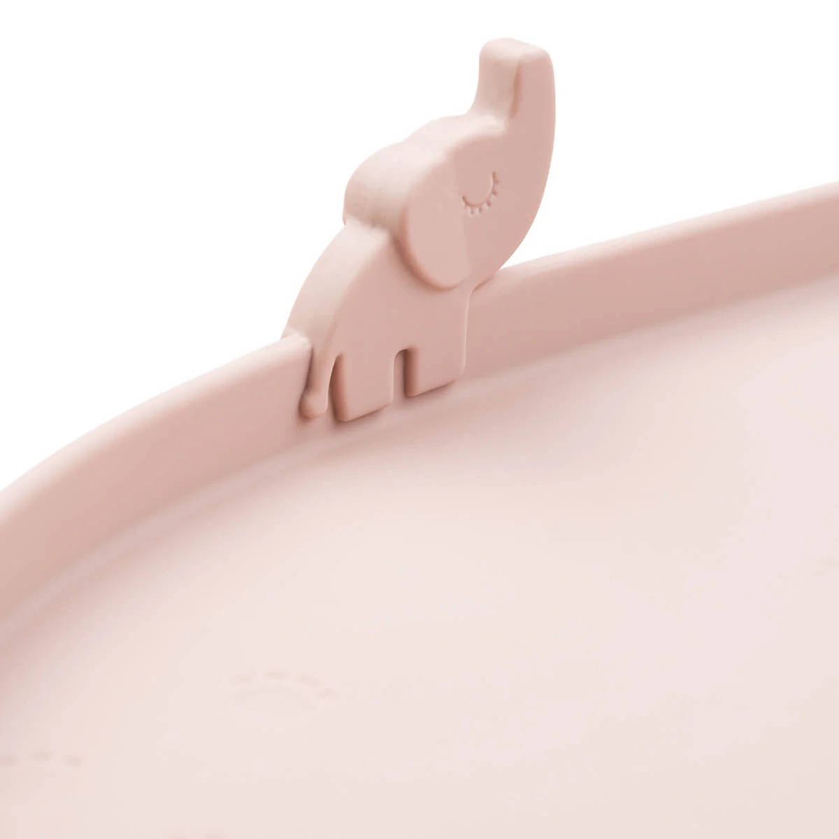 High Edge Silicone Placemat | Elphee | Powder Pink - Image 3