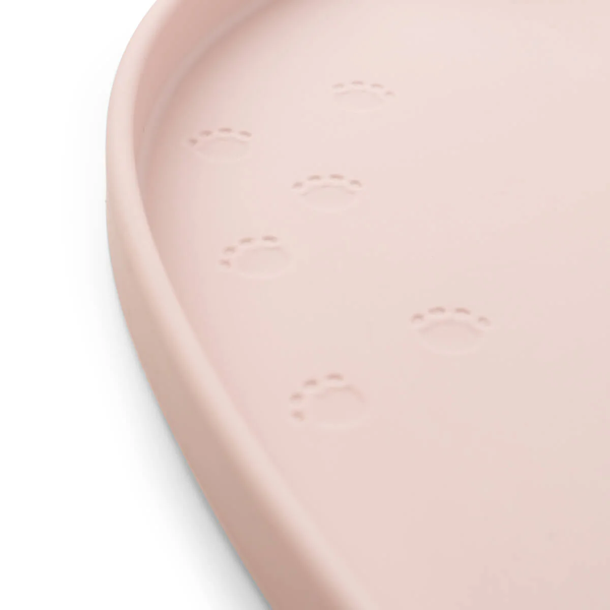 High Edge Silicone Placemat | Elphee | Powder Pink - Image 4