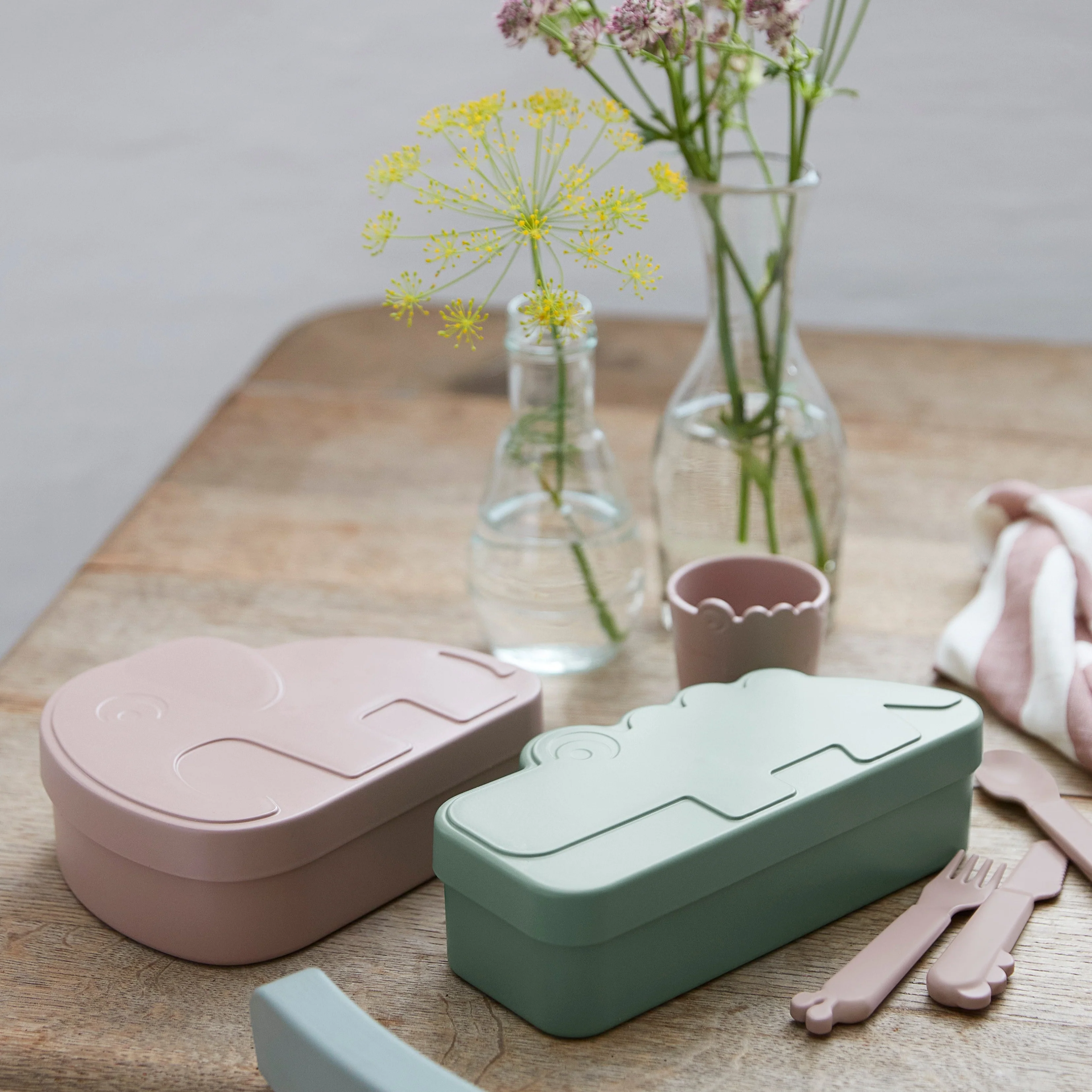 Kiddish Elphee Lunch Box | Powder Pink - Image 4