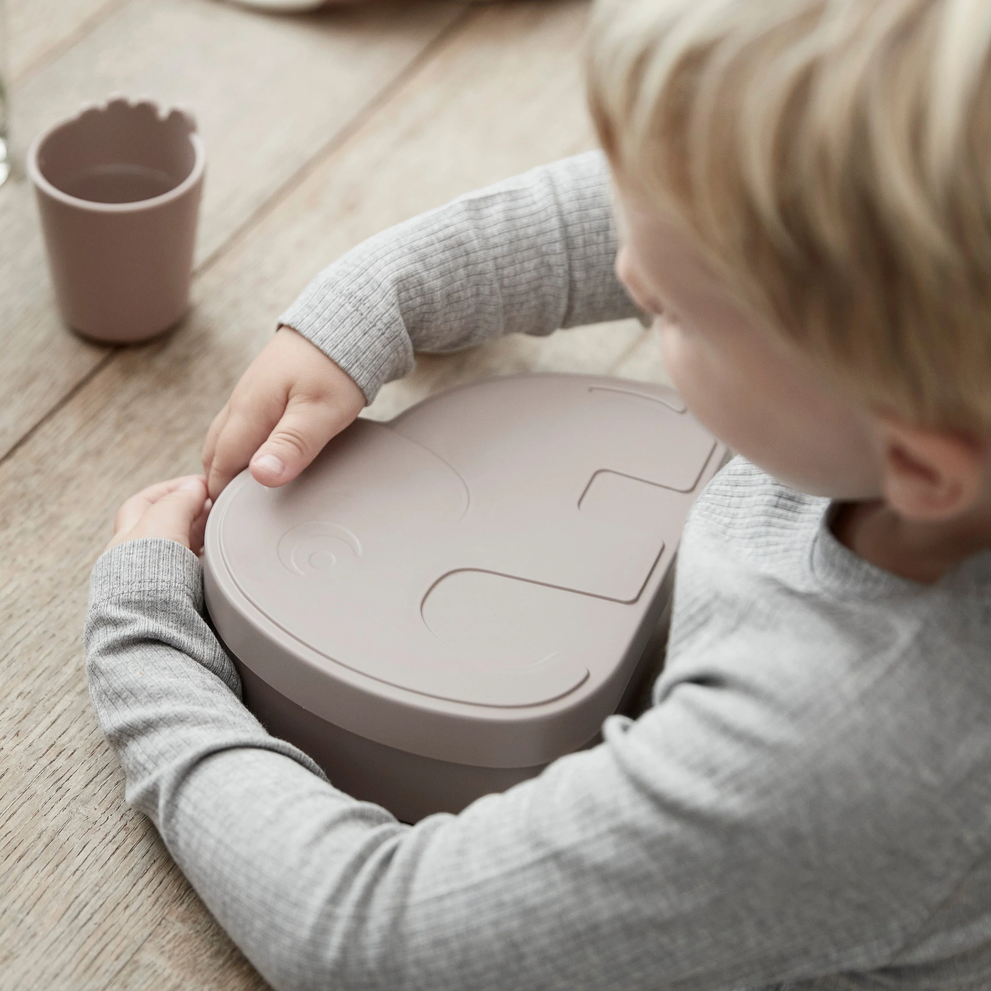 Kiddish Elphee Lunch Box | Powder Pink - Image 5