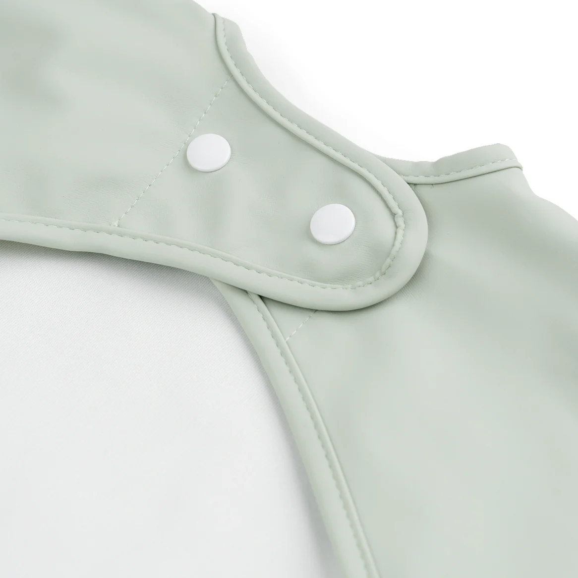 Sleeved Pocket Bib | Croco | Green - Image 3