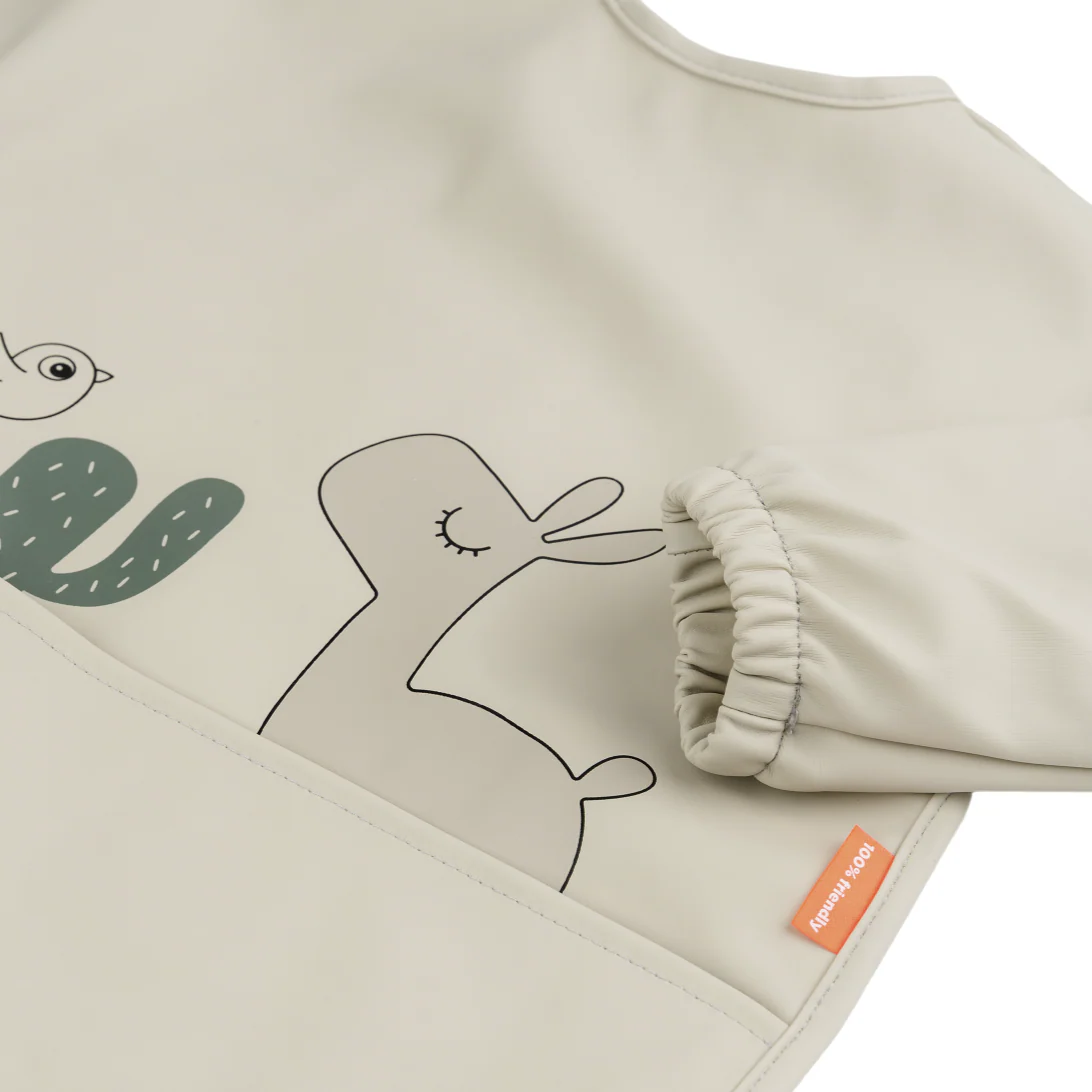 Sleeved Pocket Bib | Lalee | Sand - Image 2