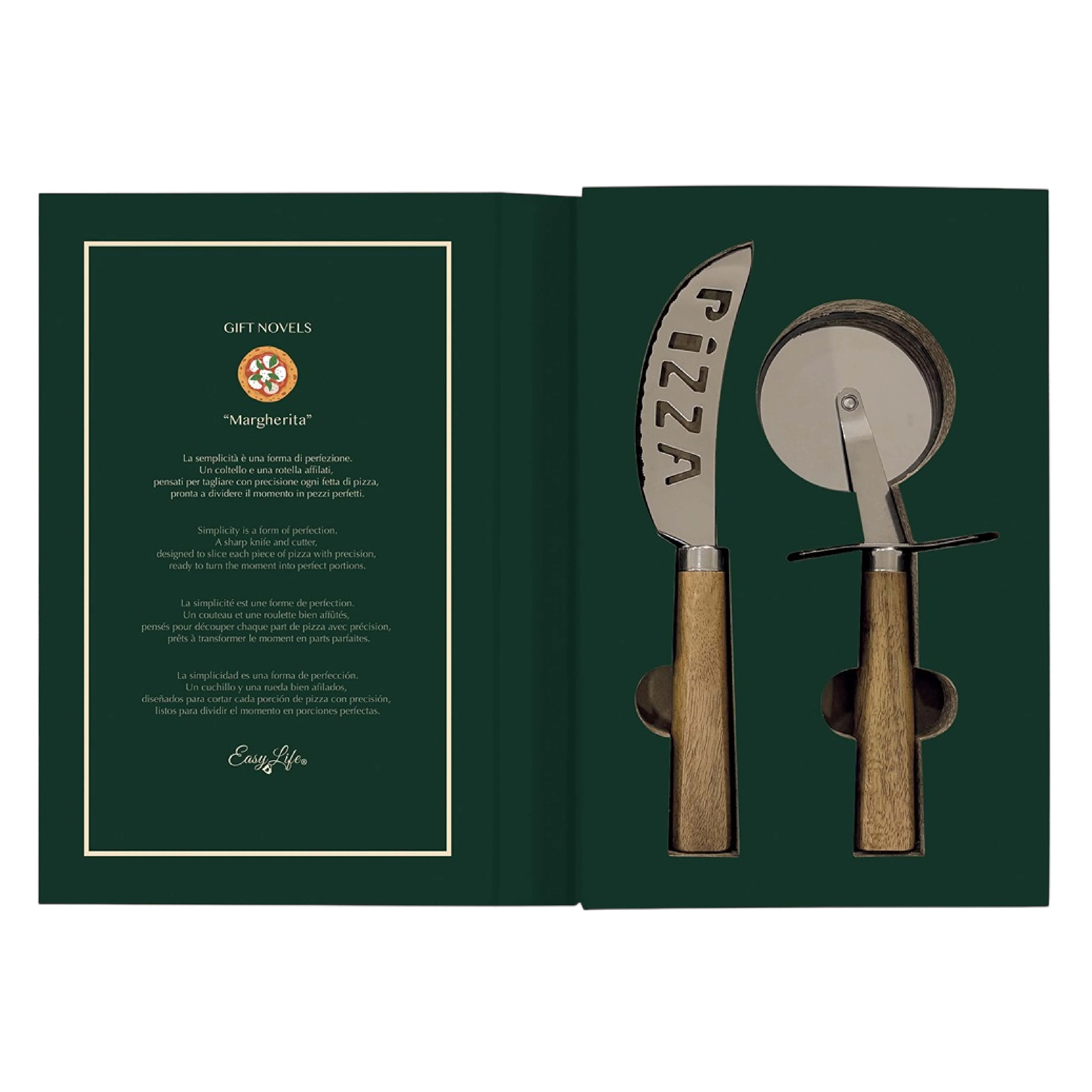 'Margherita' Pizza Gift Box | 2 Piece - Image 2
