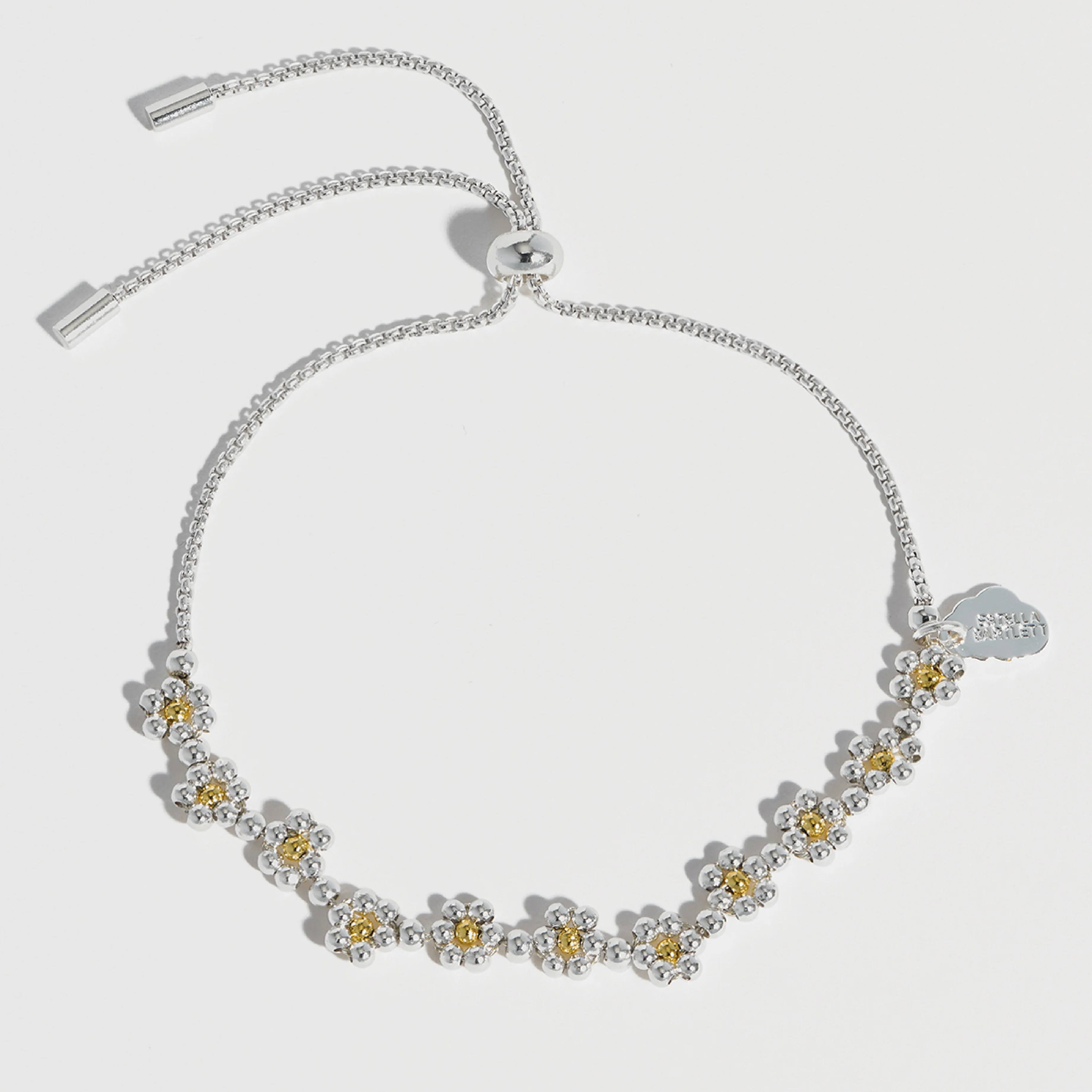 Amelia Daisy Chain Bracelet | Gold & Silver Plated - Image 4