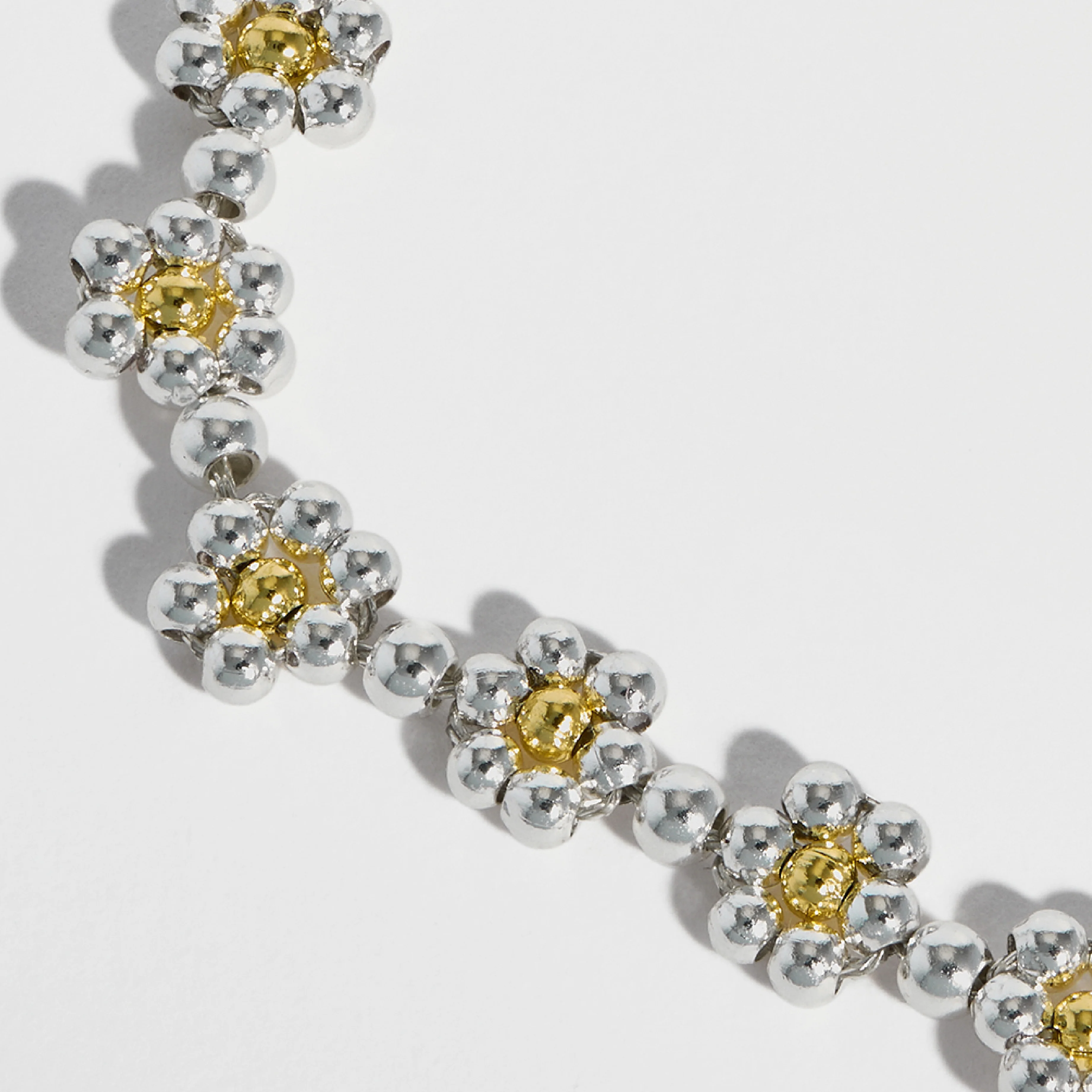 Amelia Daisy Chain Bracelet | Gold & Silver Plated - Image 5