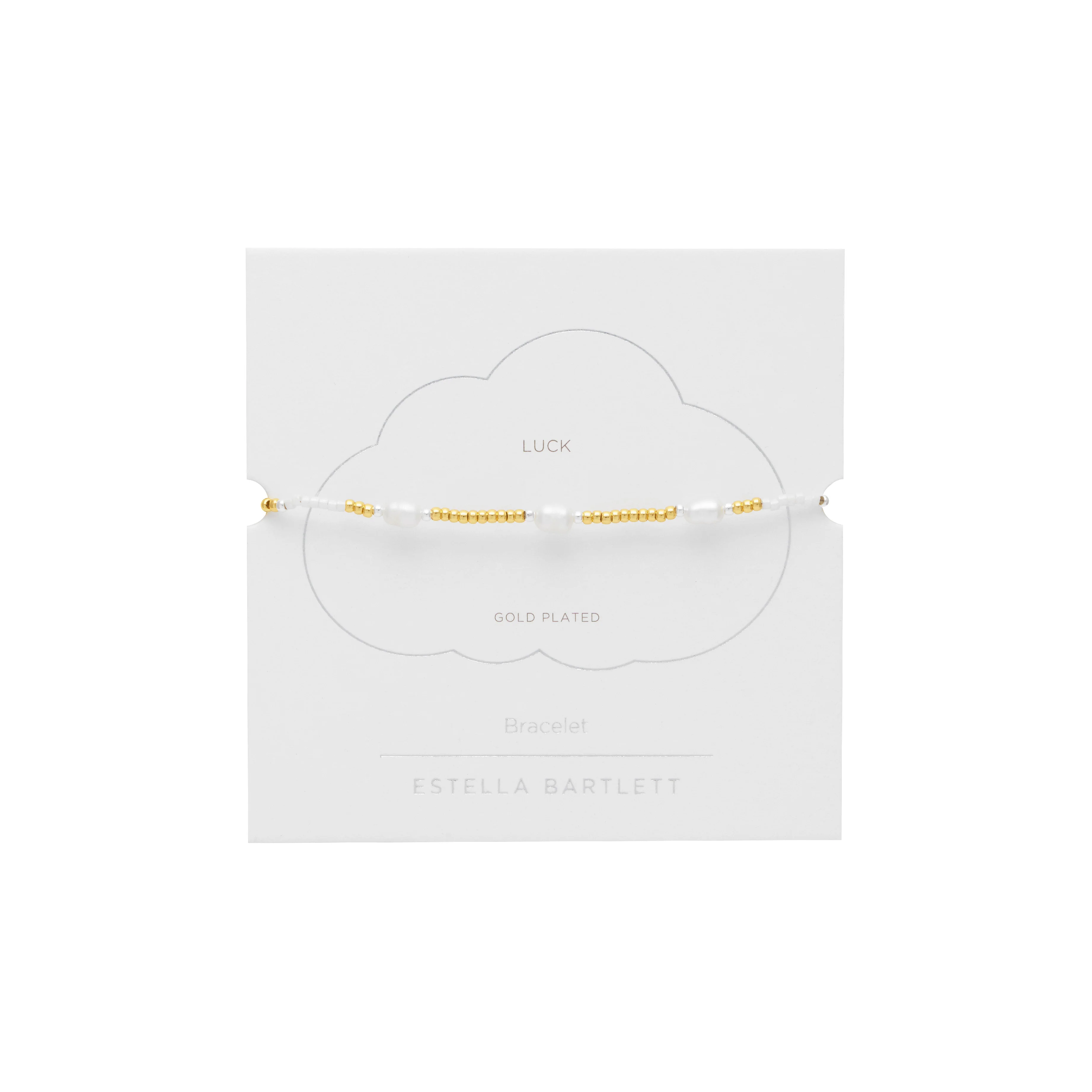 Amelia Pearl Station Bracelet | Gold Plated - Image 4