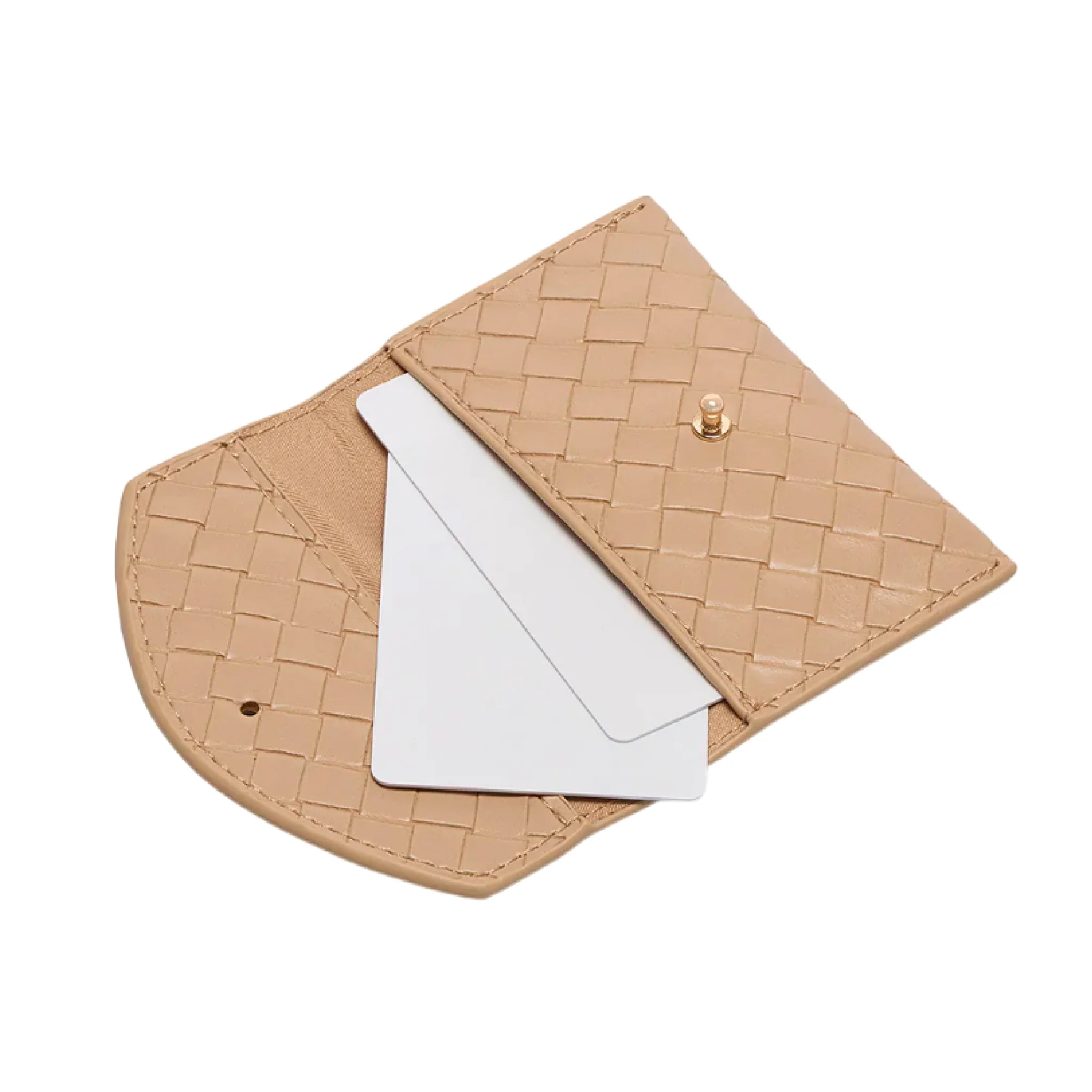 Envelope Card Holder | Taupe Weave - Image 4