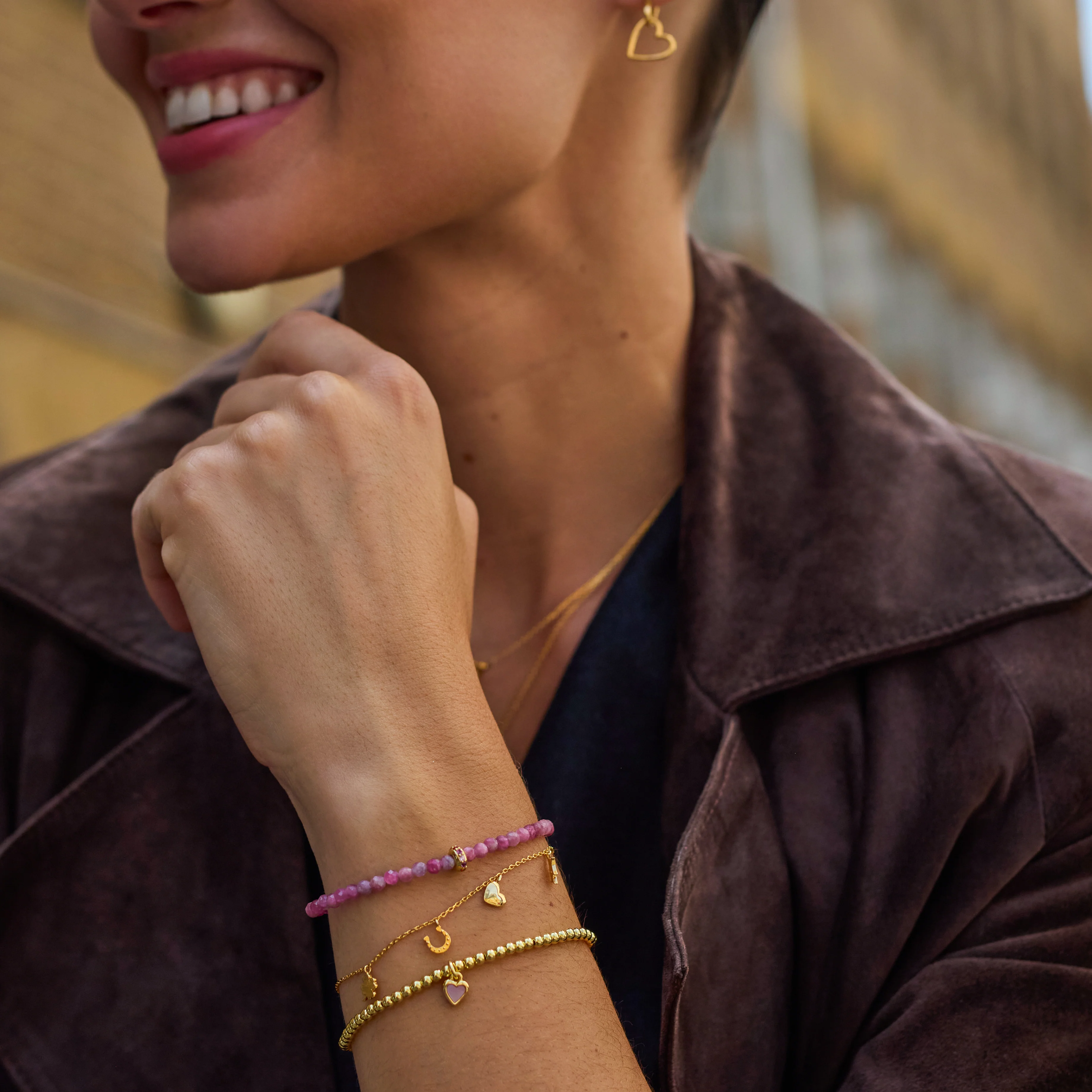 Love & Luck Charm Bracelet | Gold Plated - Image 5