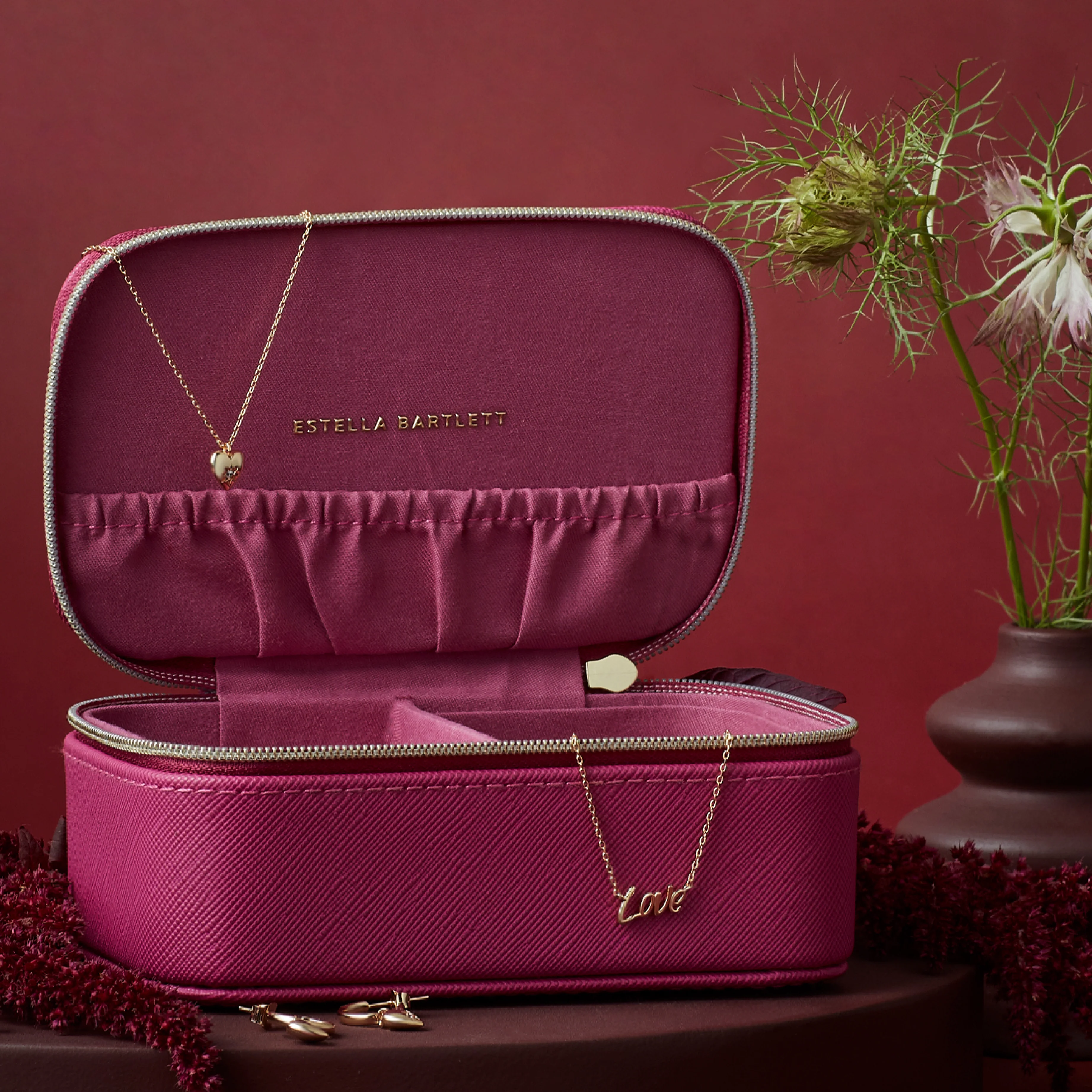 Mini Jewellery Box | Woman on a Mission | Magenta - Image 2