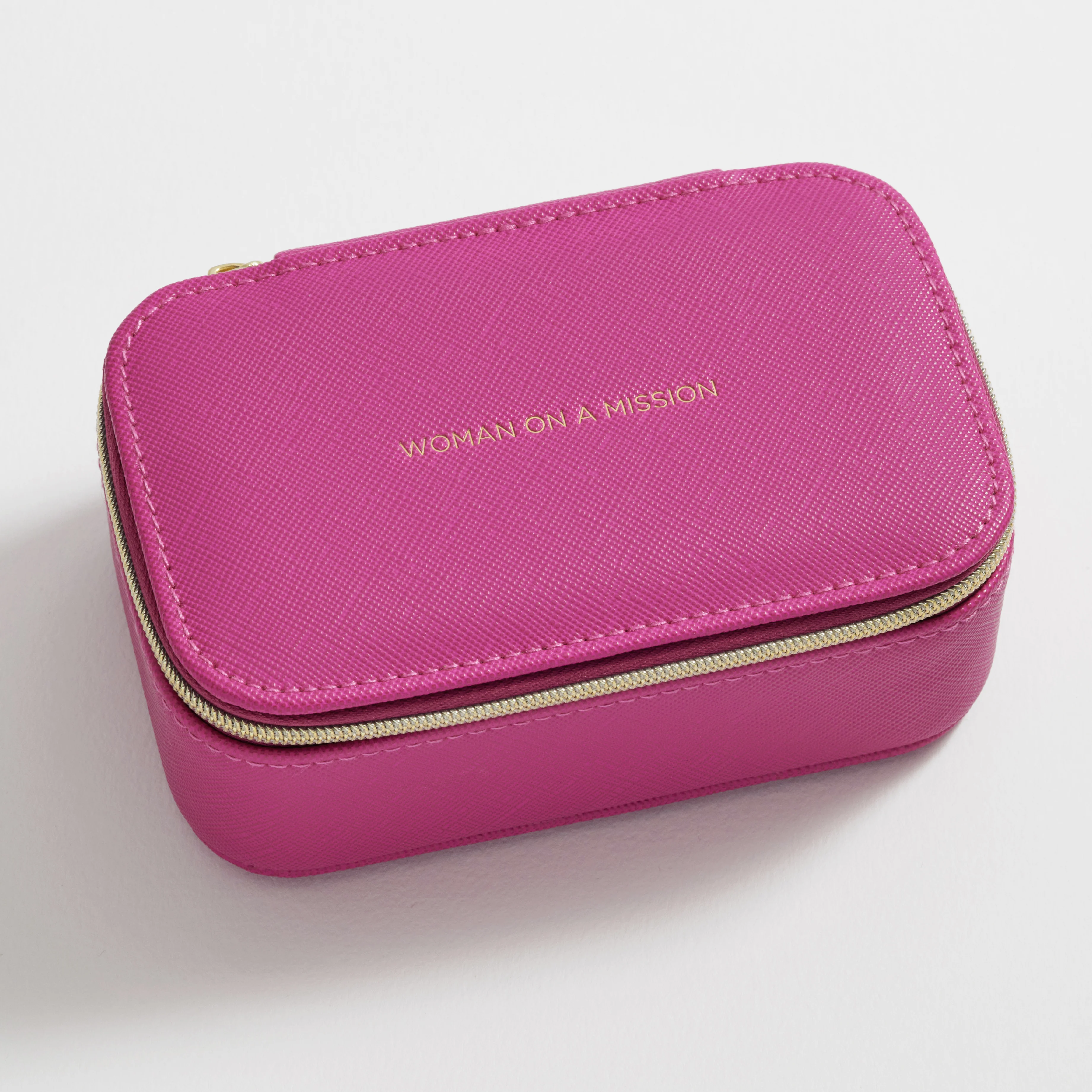Mini Jewellery Box | Woman on a Mission | Magenta - Image 4