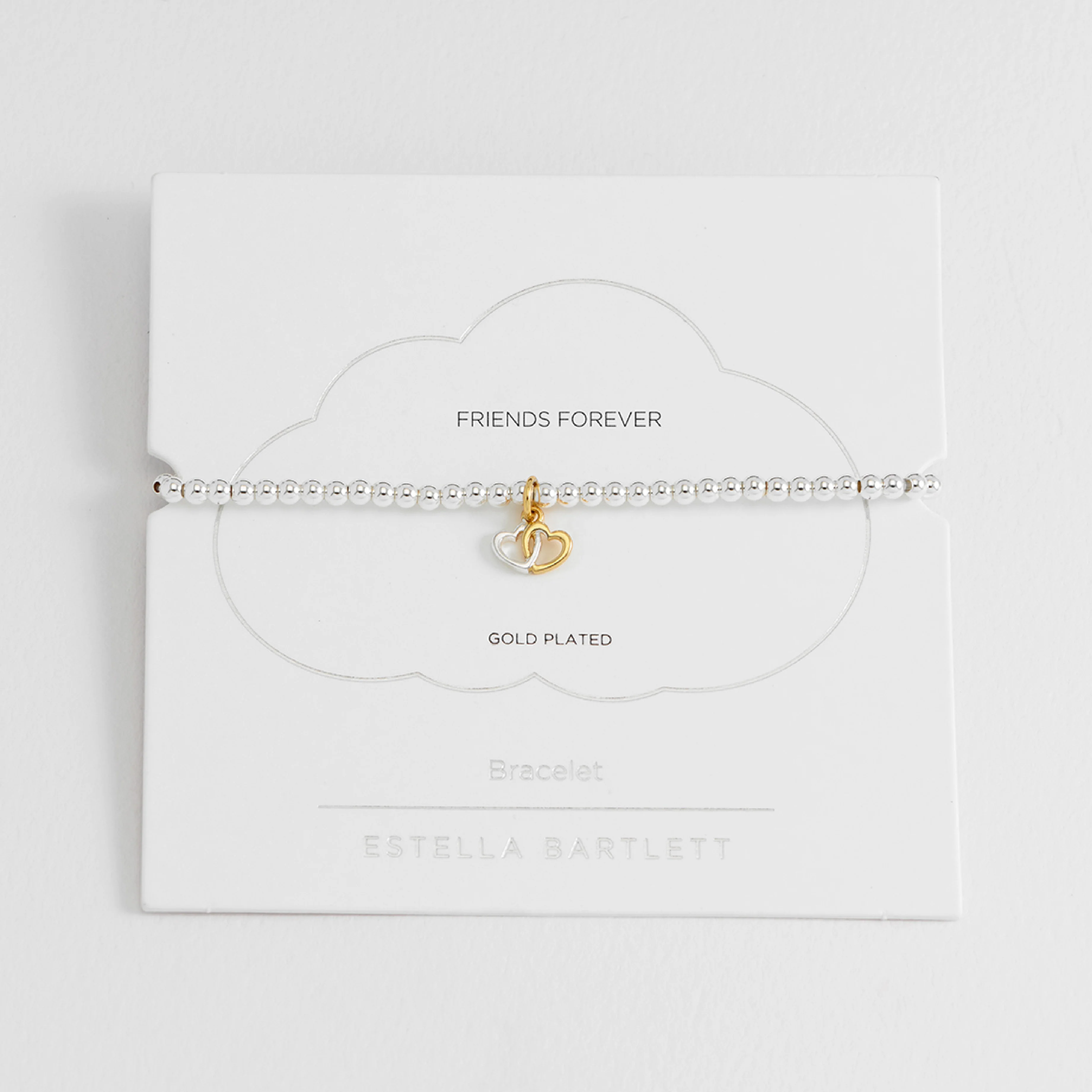 Sienna Interlinked Heart Charm Bracelet | Gold & Silver Plated - Image 3