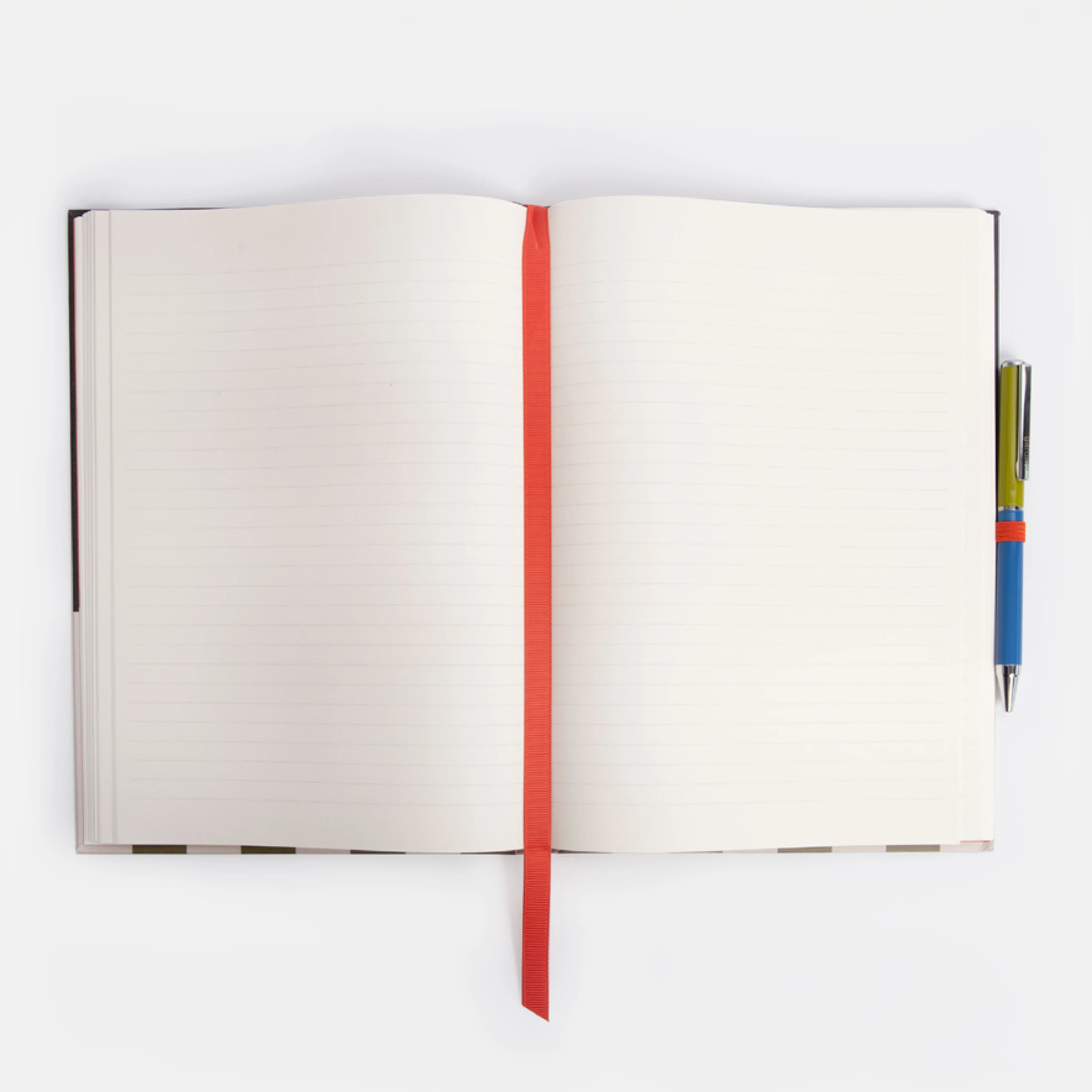 Men's Casebound Notebook & Pen Set | Block Stripe - Image 4