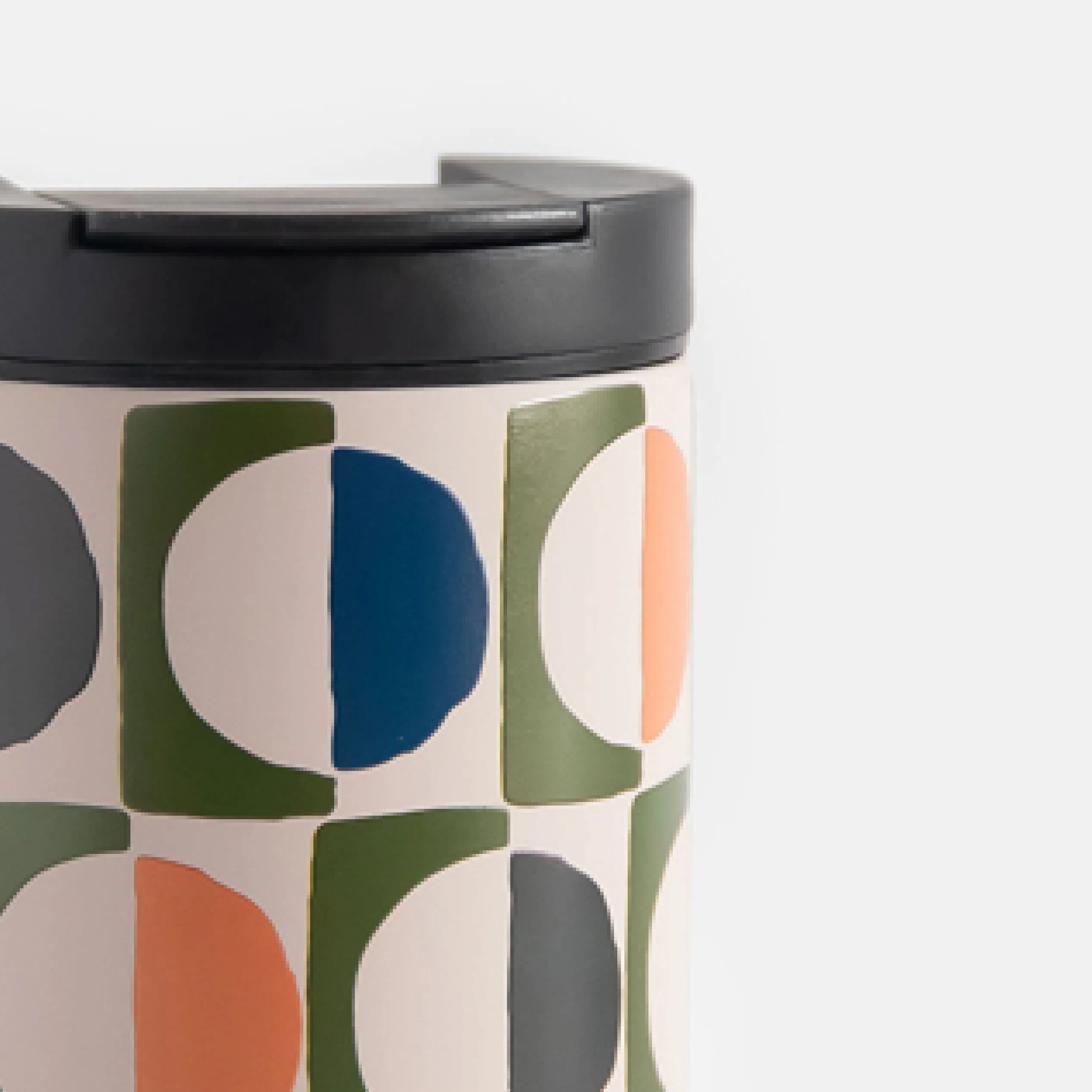 Men's Stainless Steel Travel Mug | Geo Circles - Image 3