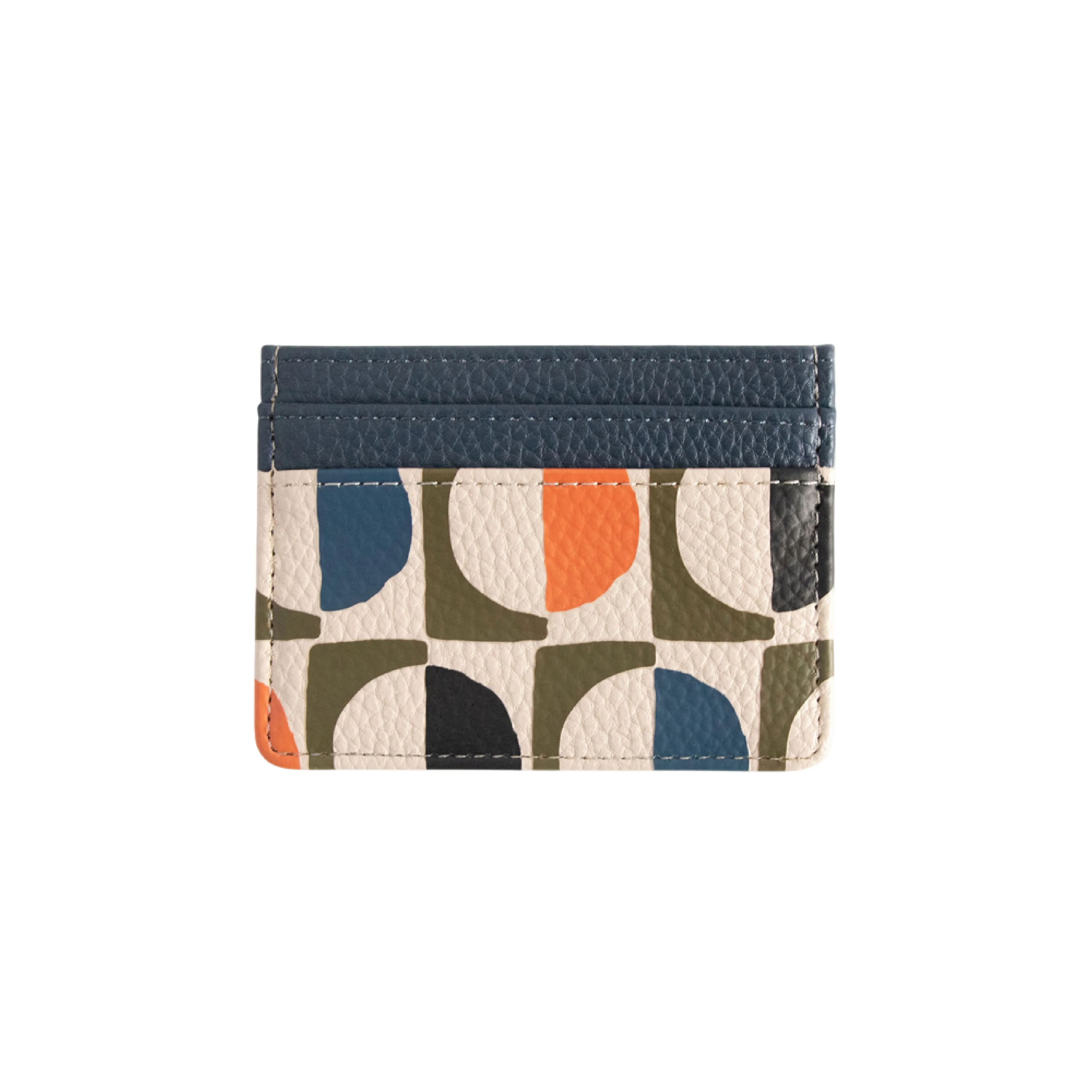 Men's Vegan Leather Card Holder | Geo Circles