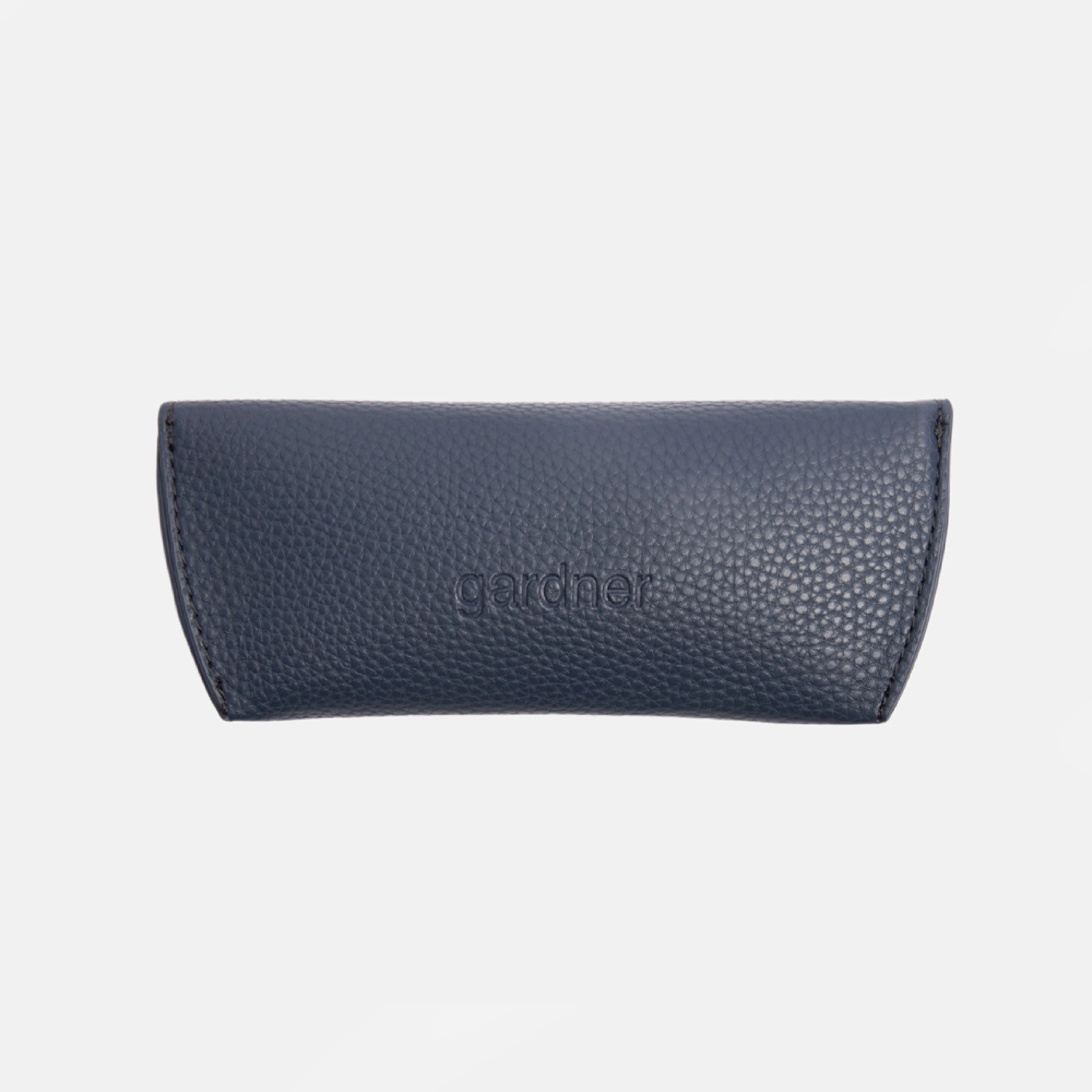 Men's Vegan Leather Flap Glasses Case | Navy - Image 3