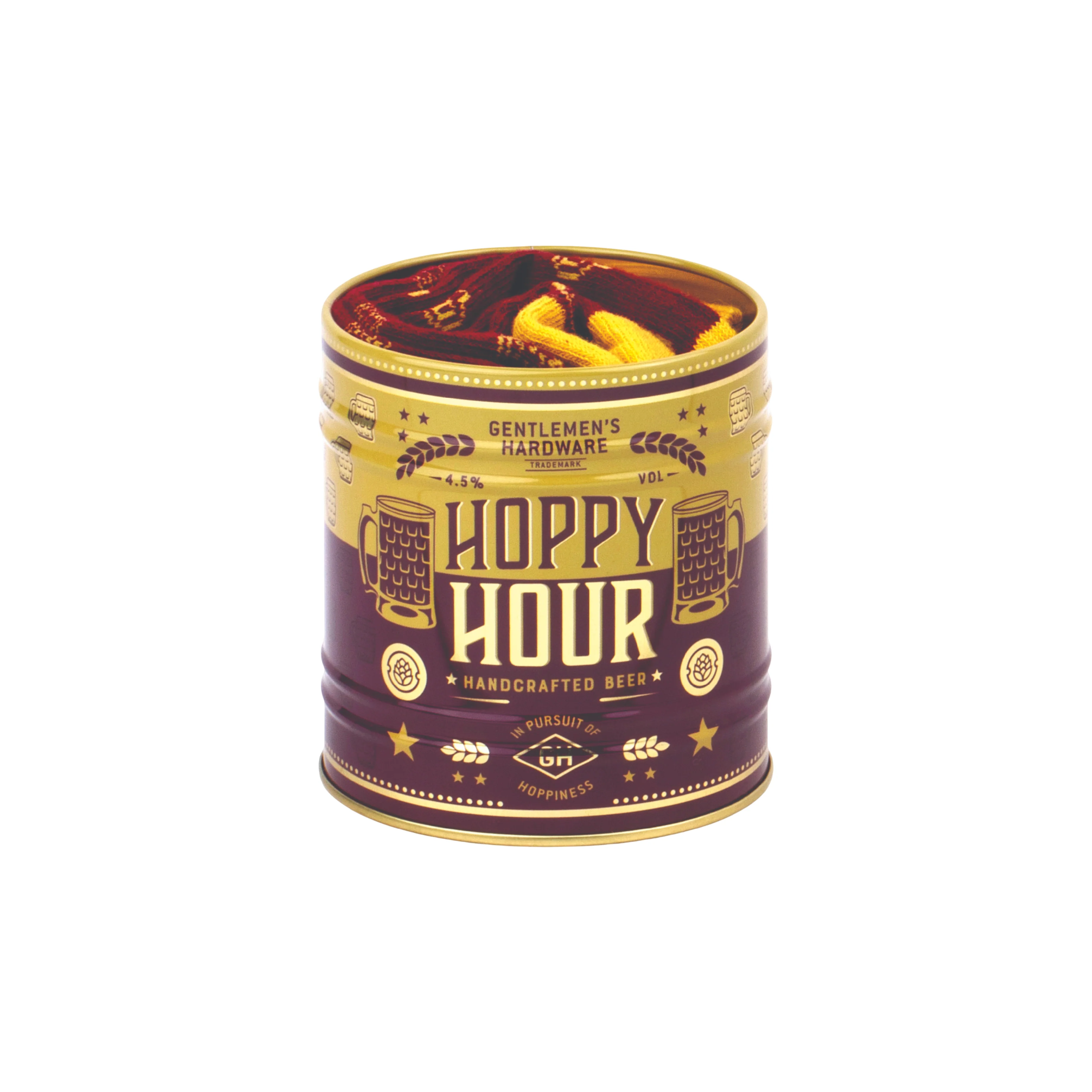 Beer Socks in a Can