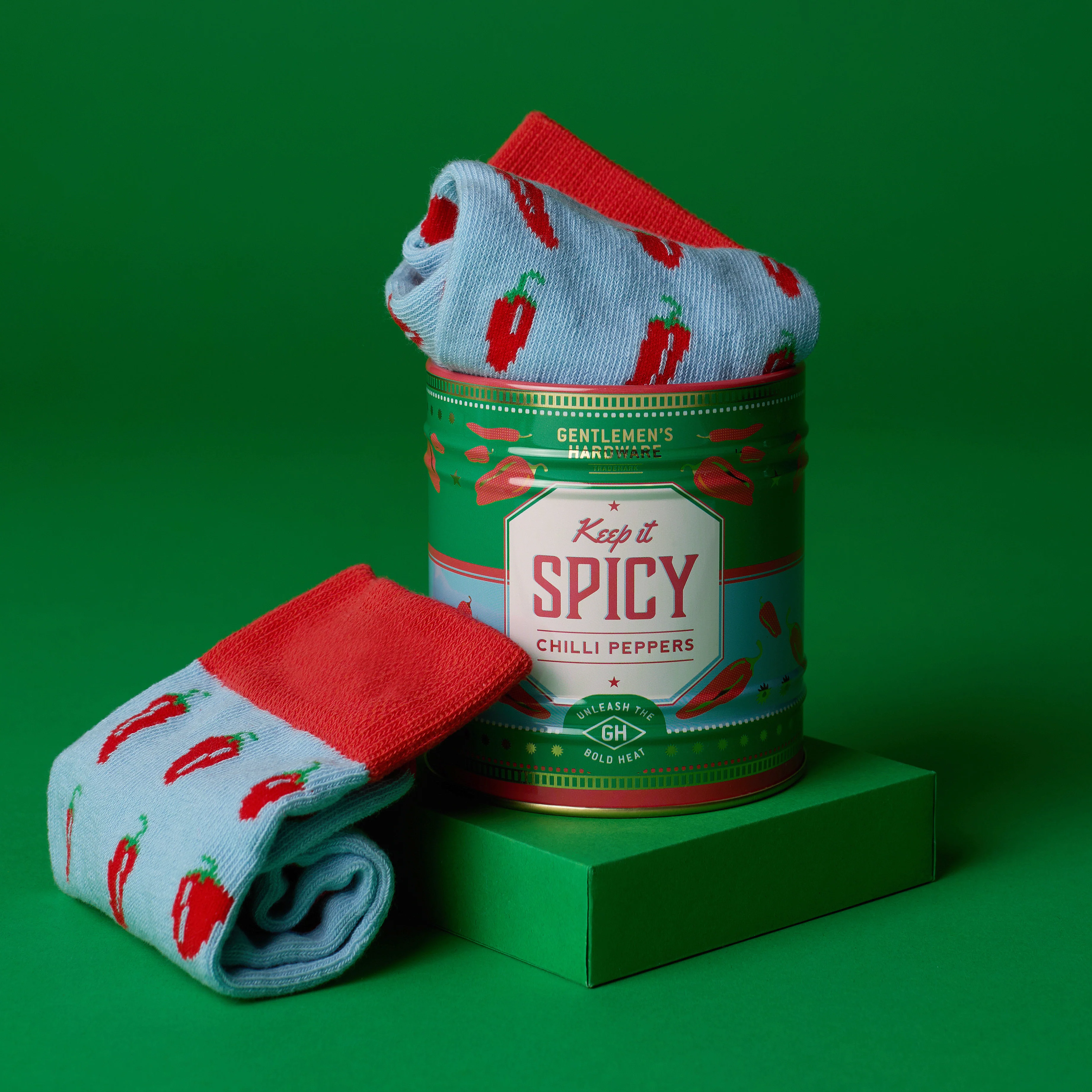 Chilli Pepper Socks in a Can - Image 2