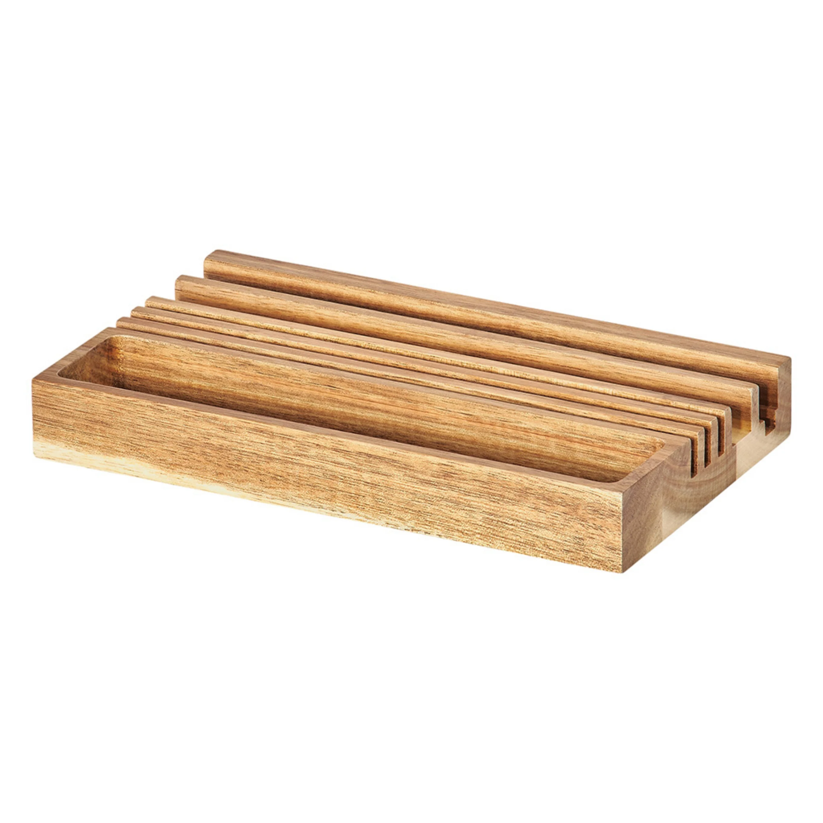 Desk Organiser with Phone Stand | Wood - Image 4