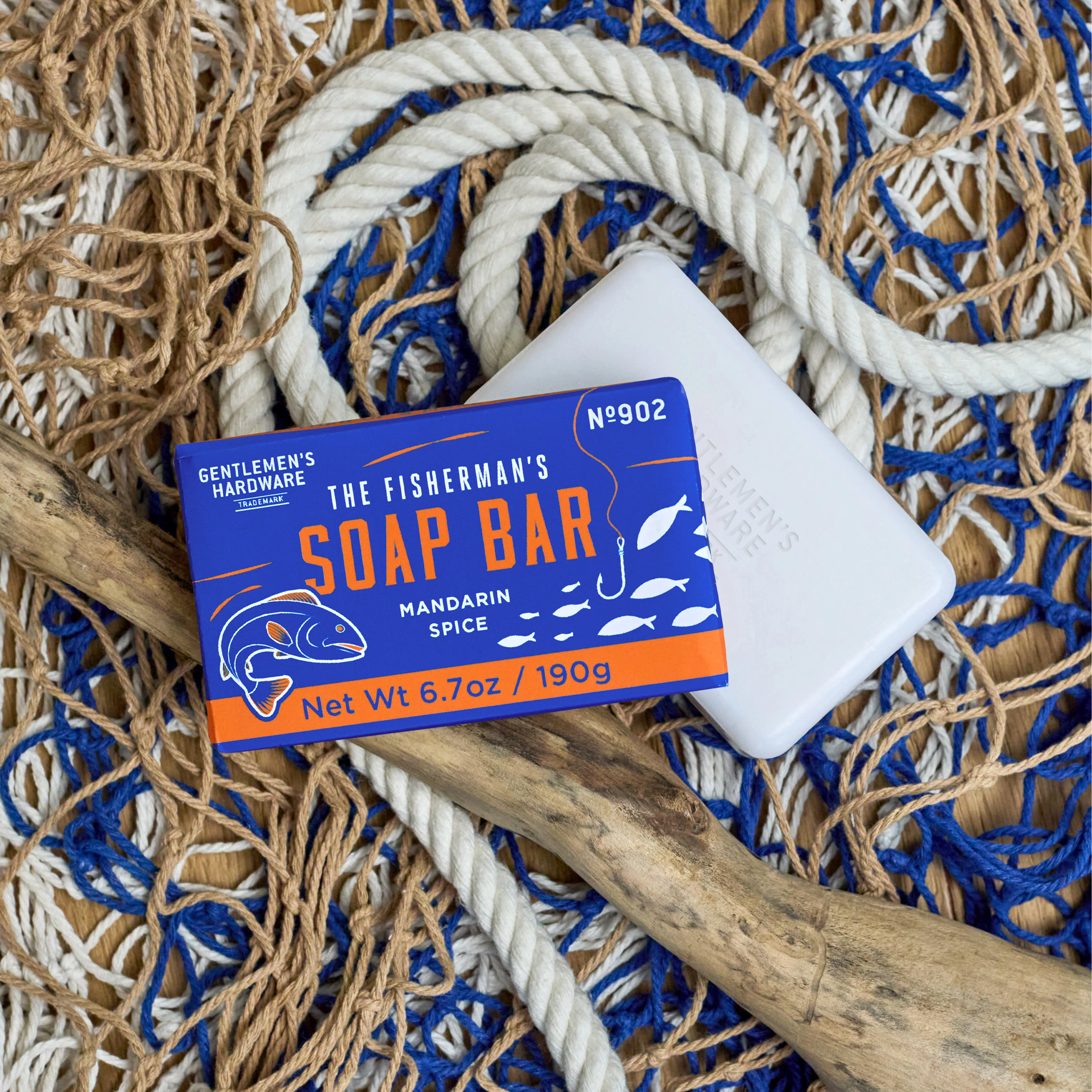The Fisherman's Soap Bar | Mandarin Spice | 190g - Image 2