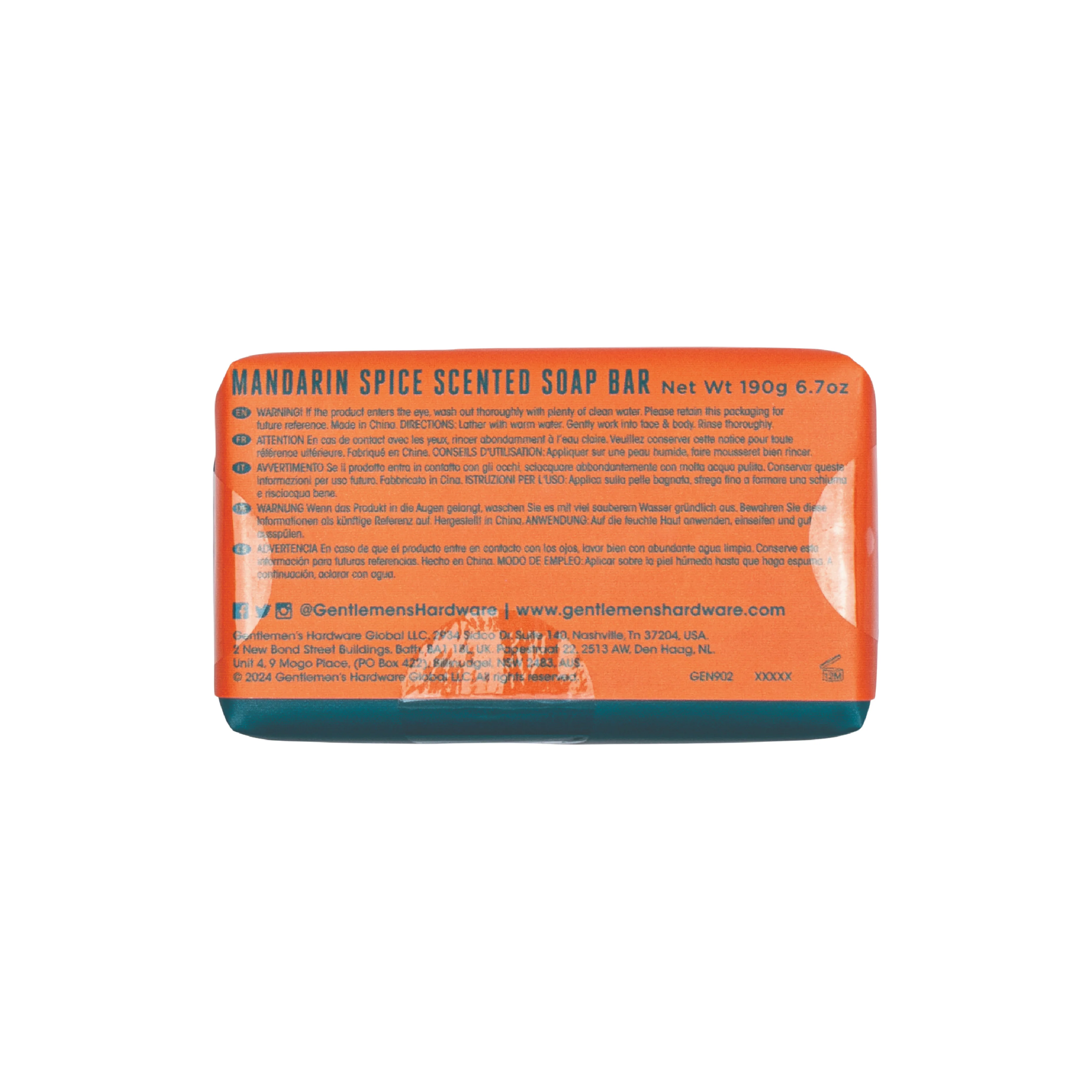 The Fisherman's Soap Bar | Mandarin Spice | 190g - Image 5