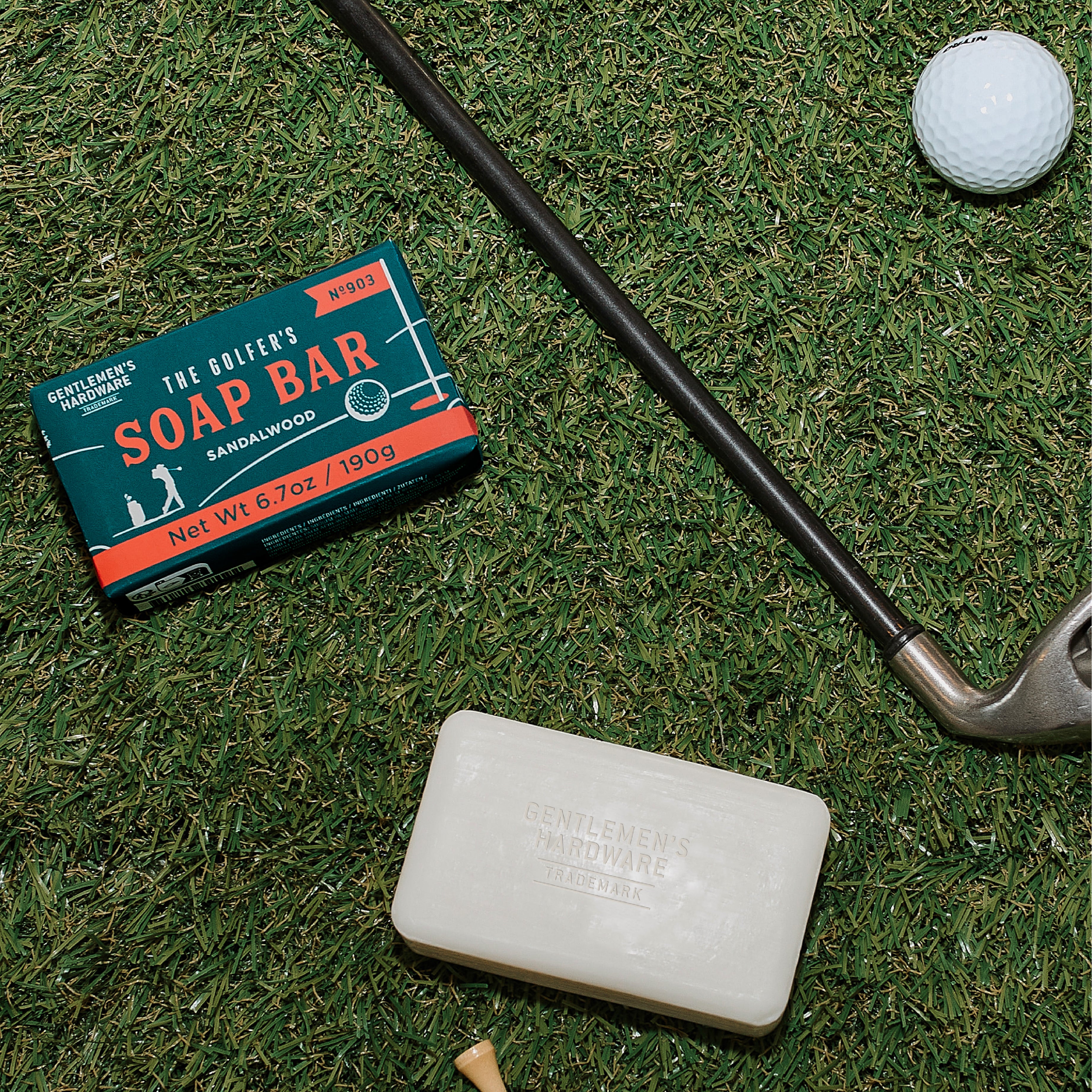 The Golfer's Soap Bar | Sandalwood | 190g - Image 2
