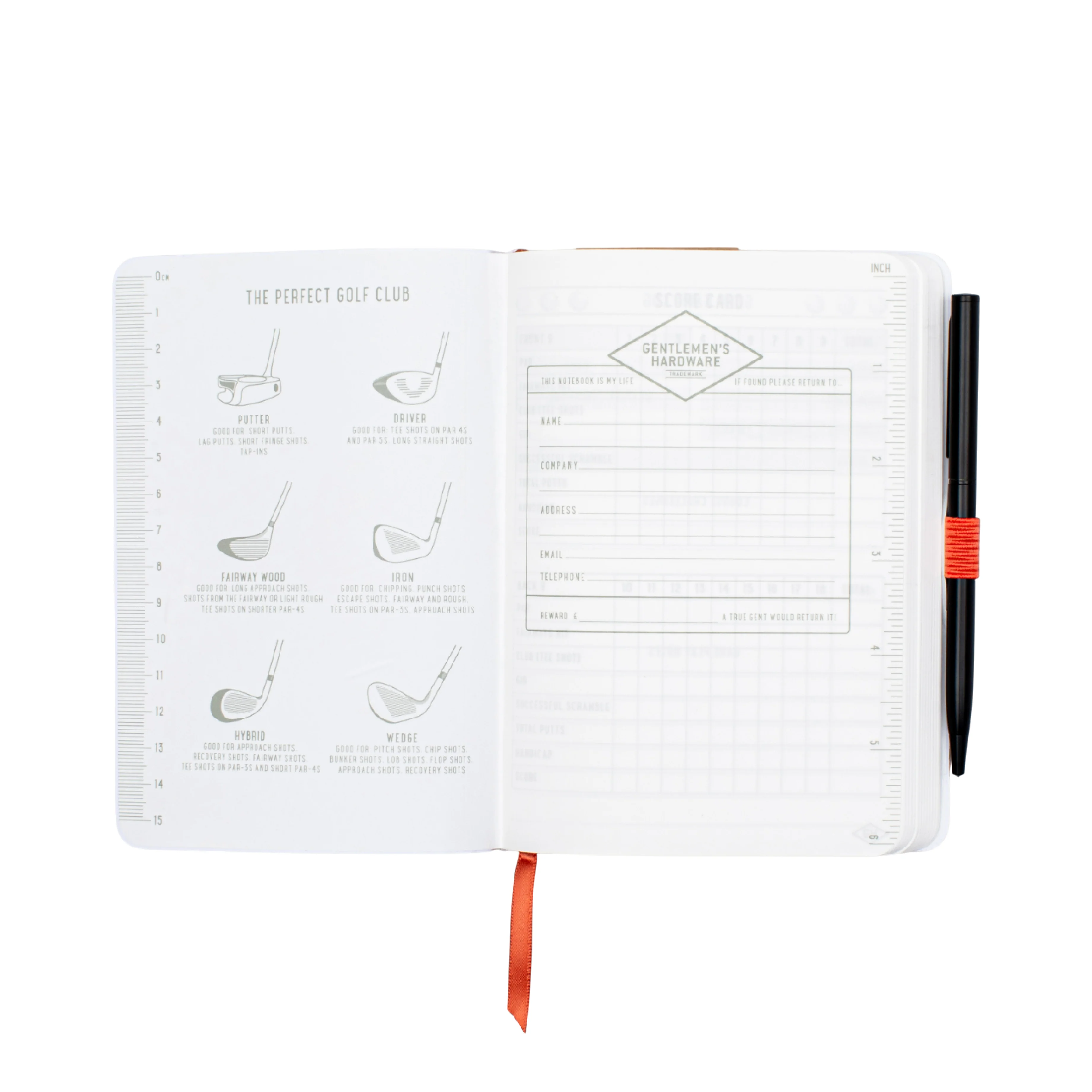 Waterproof Golf Notebook | Green - Image 3
