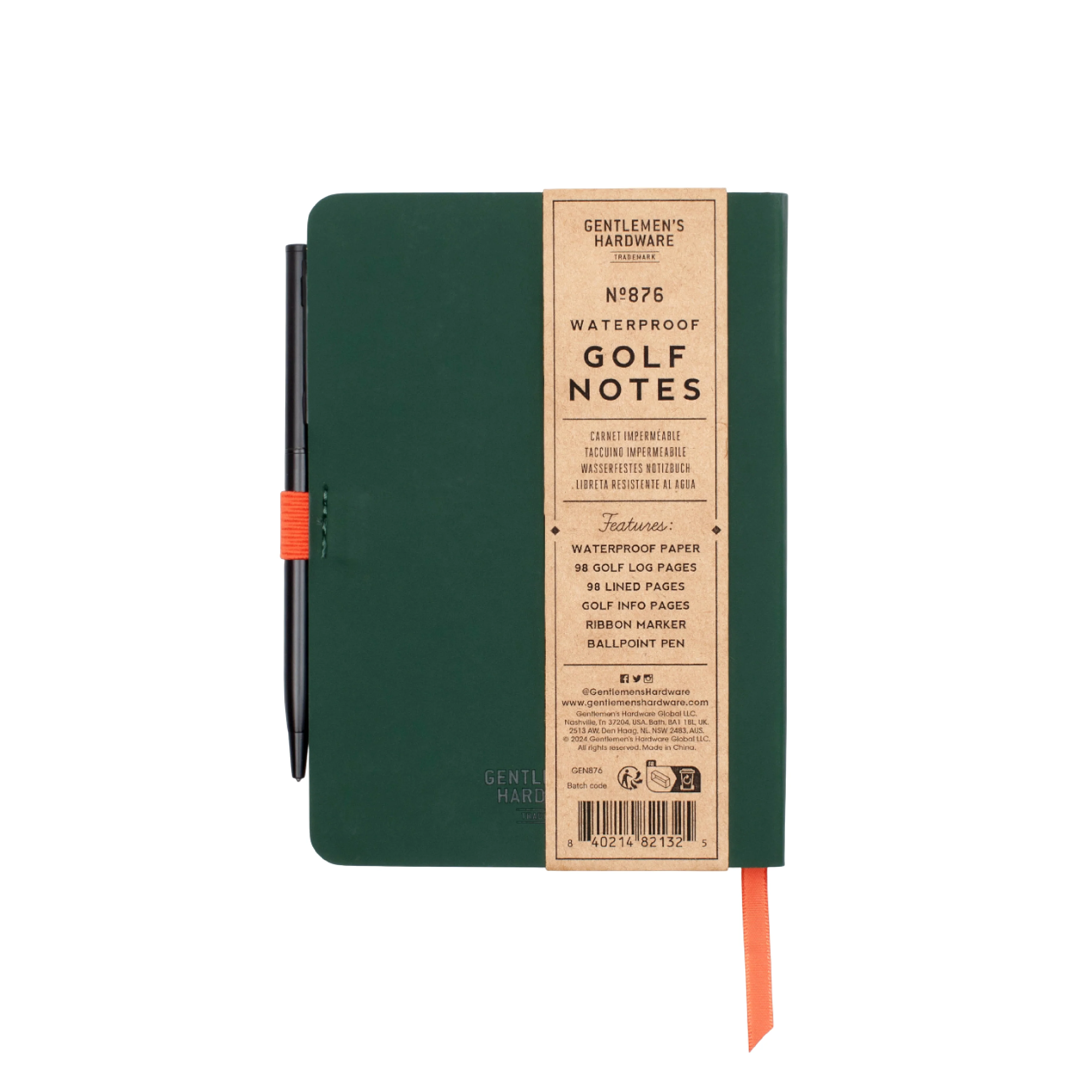 Waterproof Golf Notebook | Green - Image 4