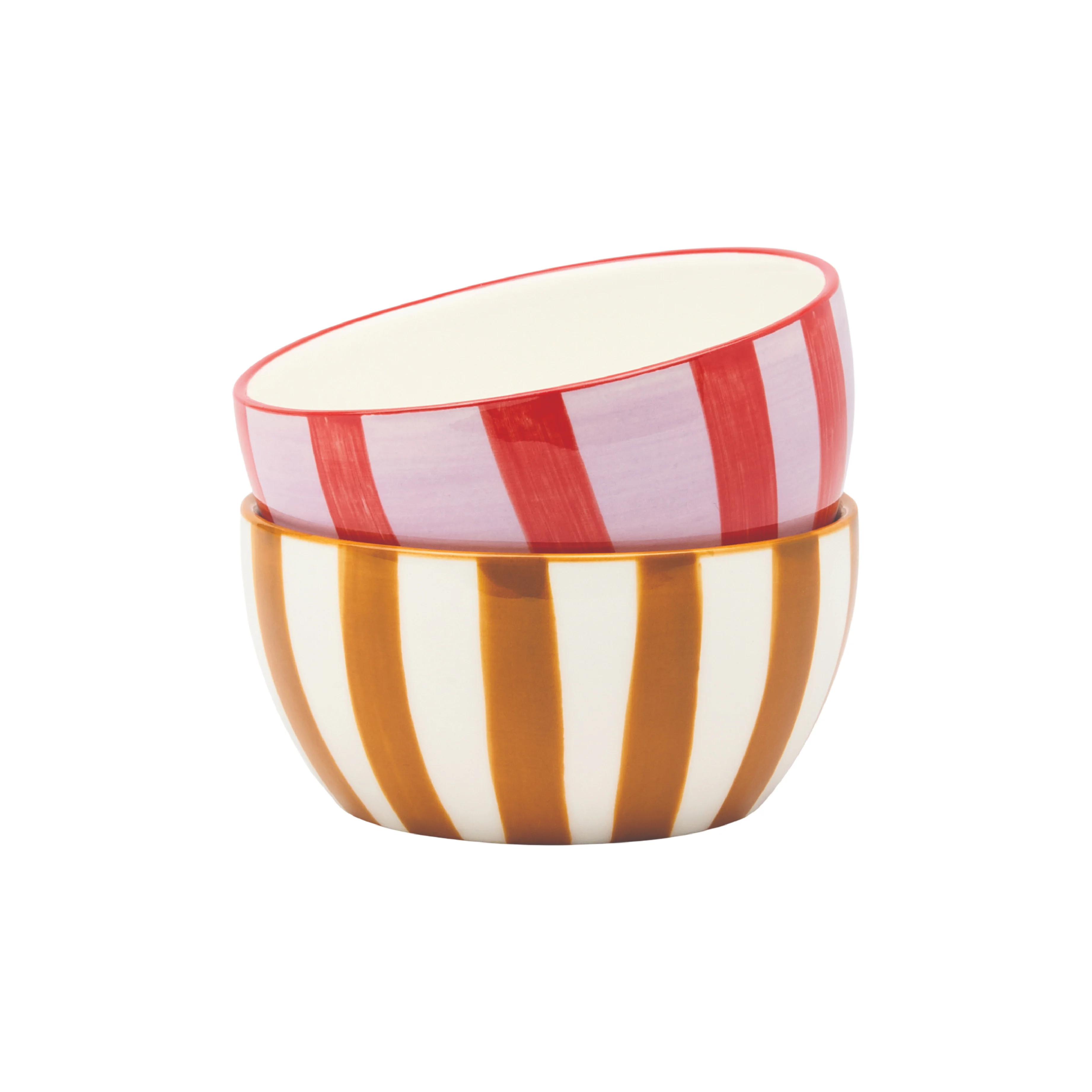 The Bella Dipping Bowls | Ochre & Rust | Set of 2 - Image 3