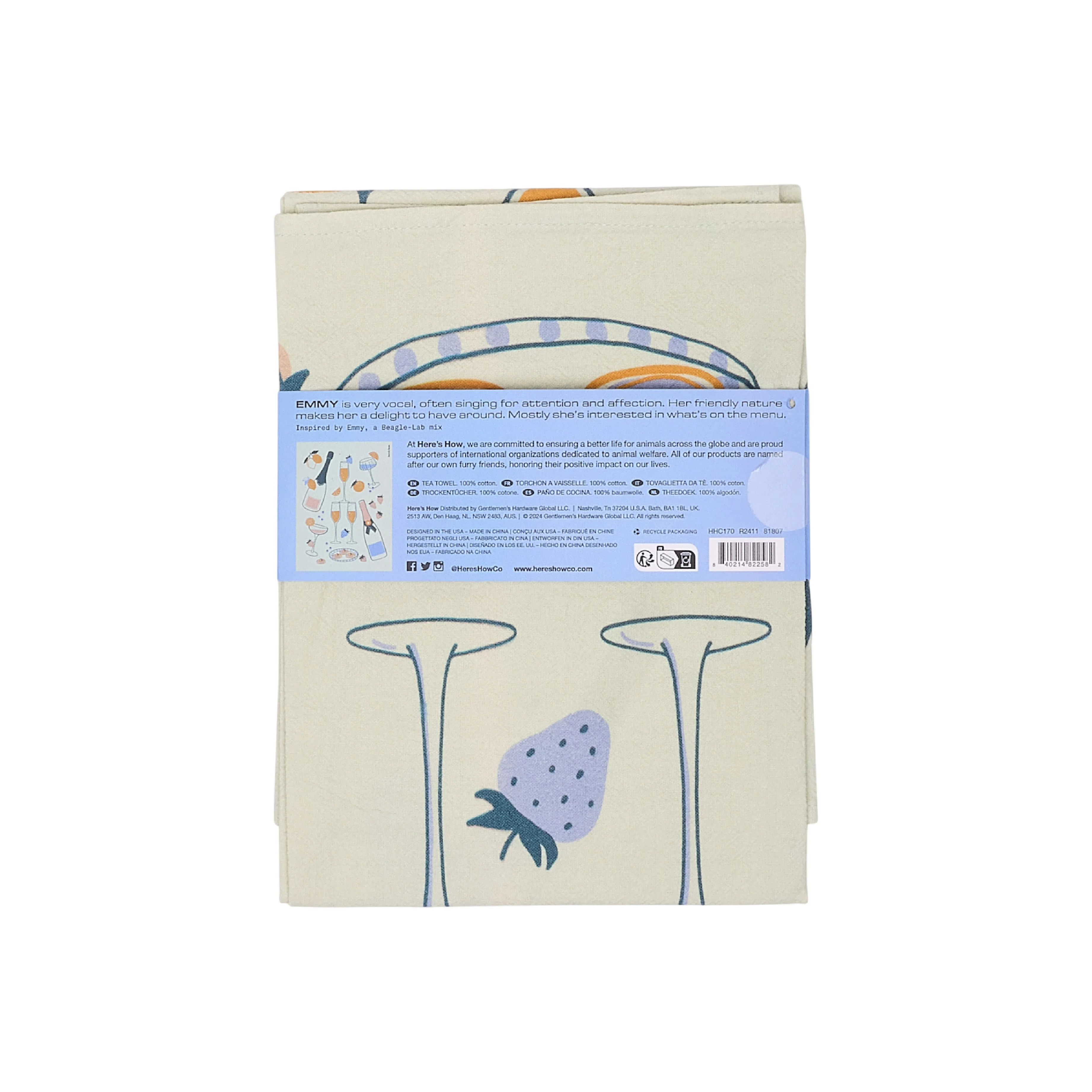 The Emmy 'Celebration' Tea Towel - Image 3