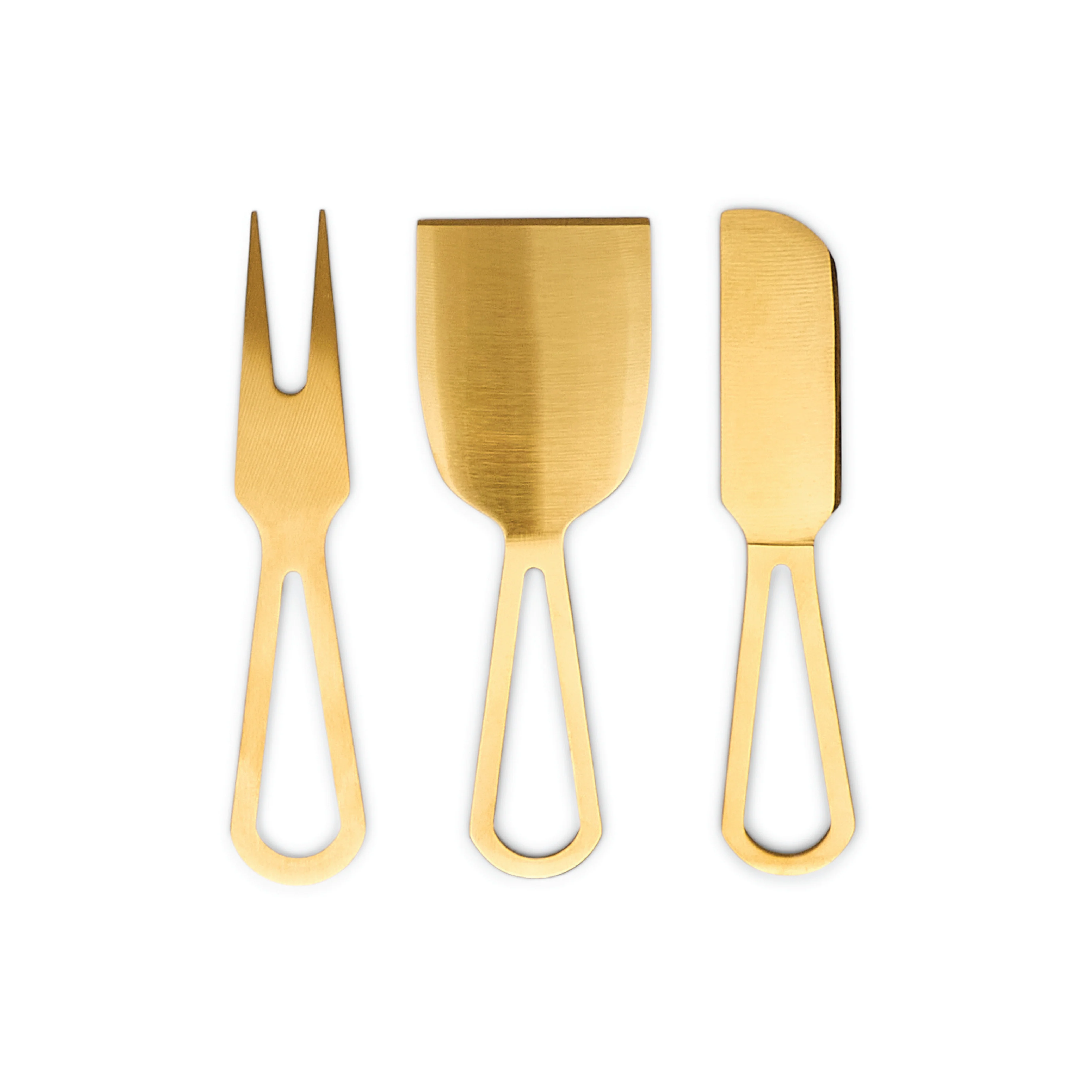 The Jett Cheese Knife Set | Gold | 3 Piece - Image 2