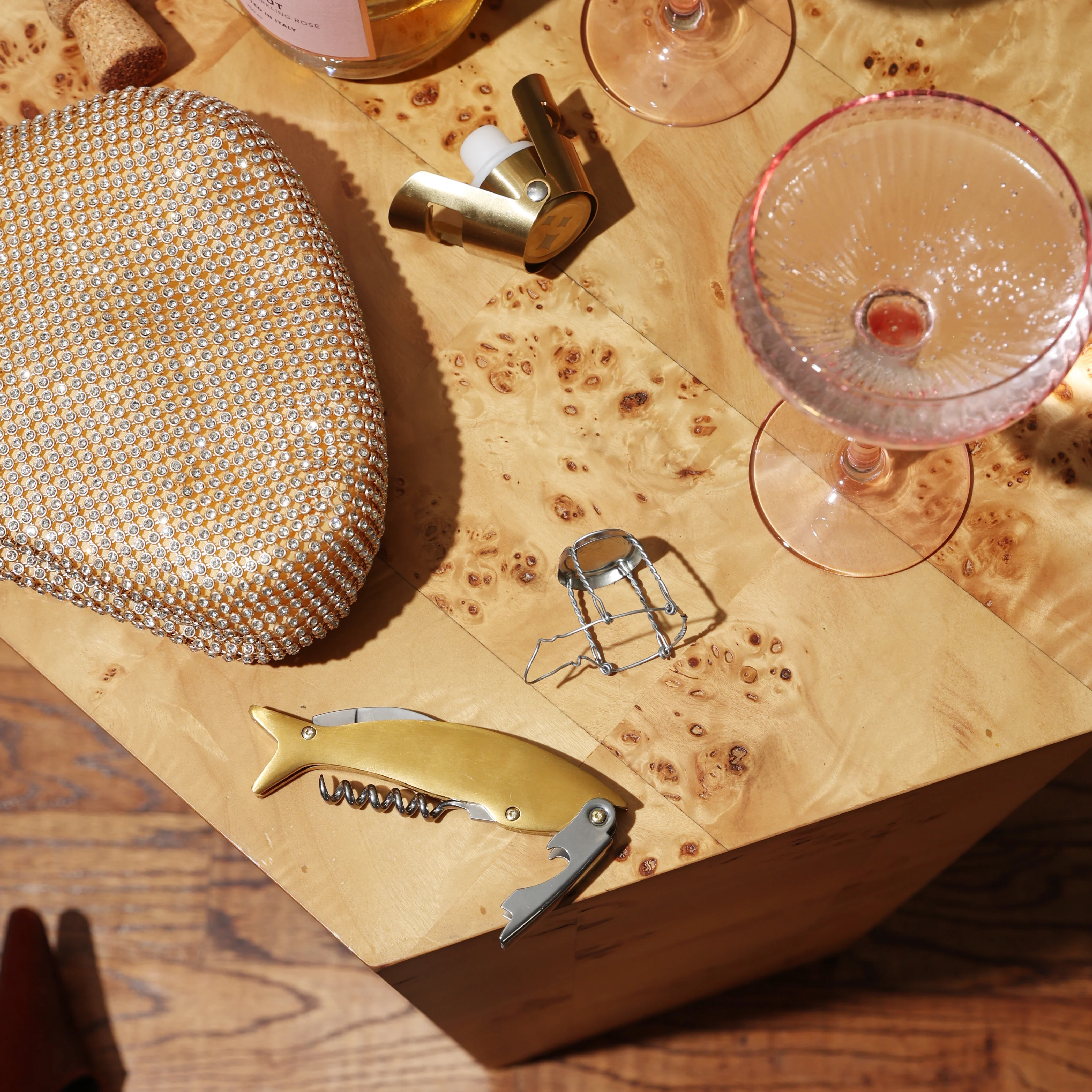 The Maple Wine Bottle Opener | Gold | Stainless Steel - Image 2