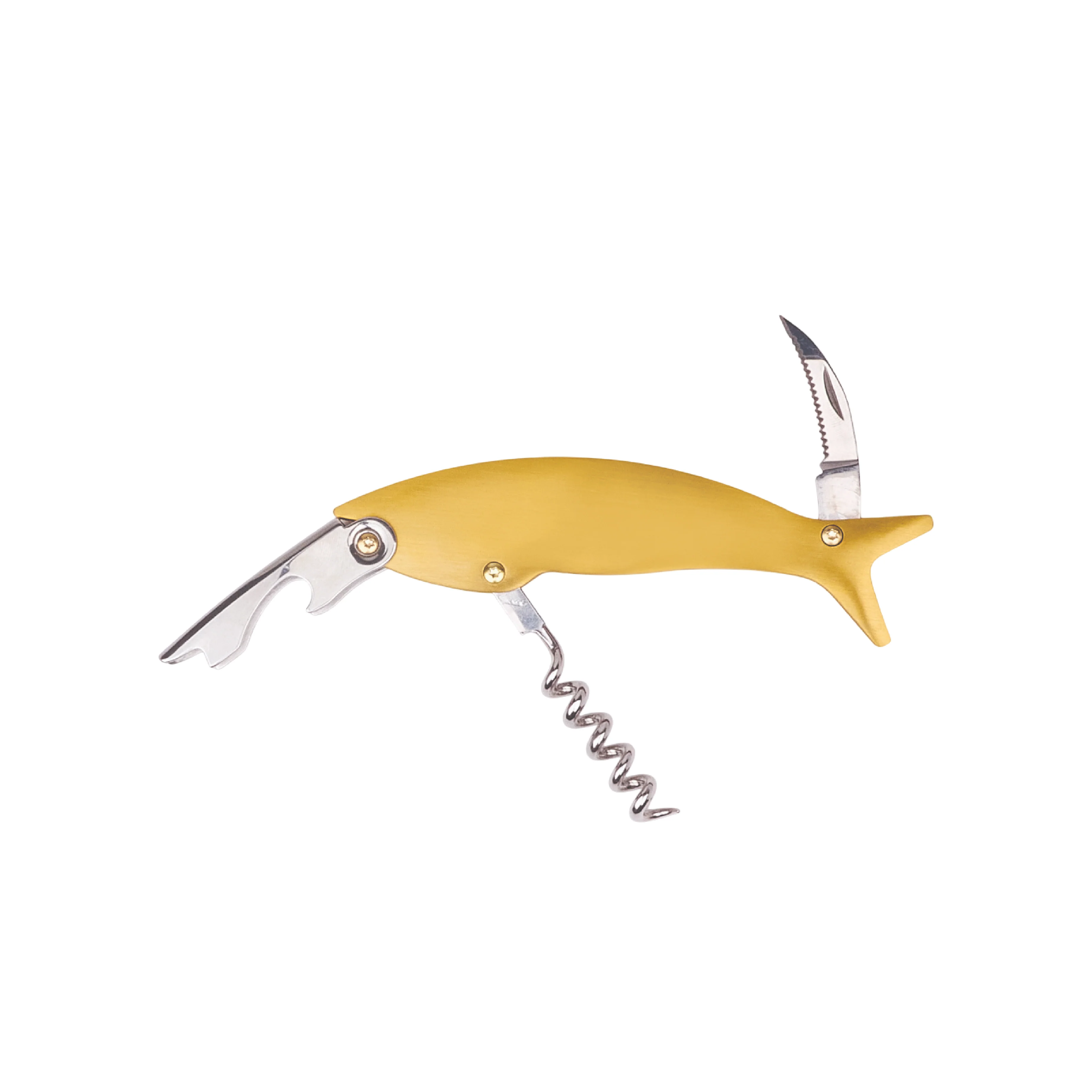 The Maple Wine Bottle Opener | Gold | Stainless Steel - Image 4